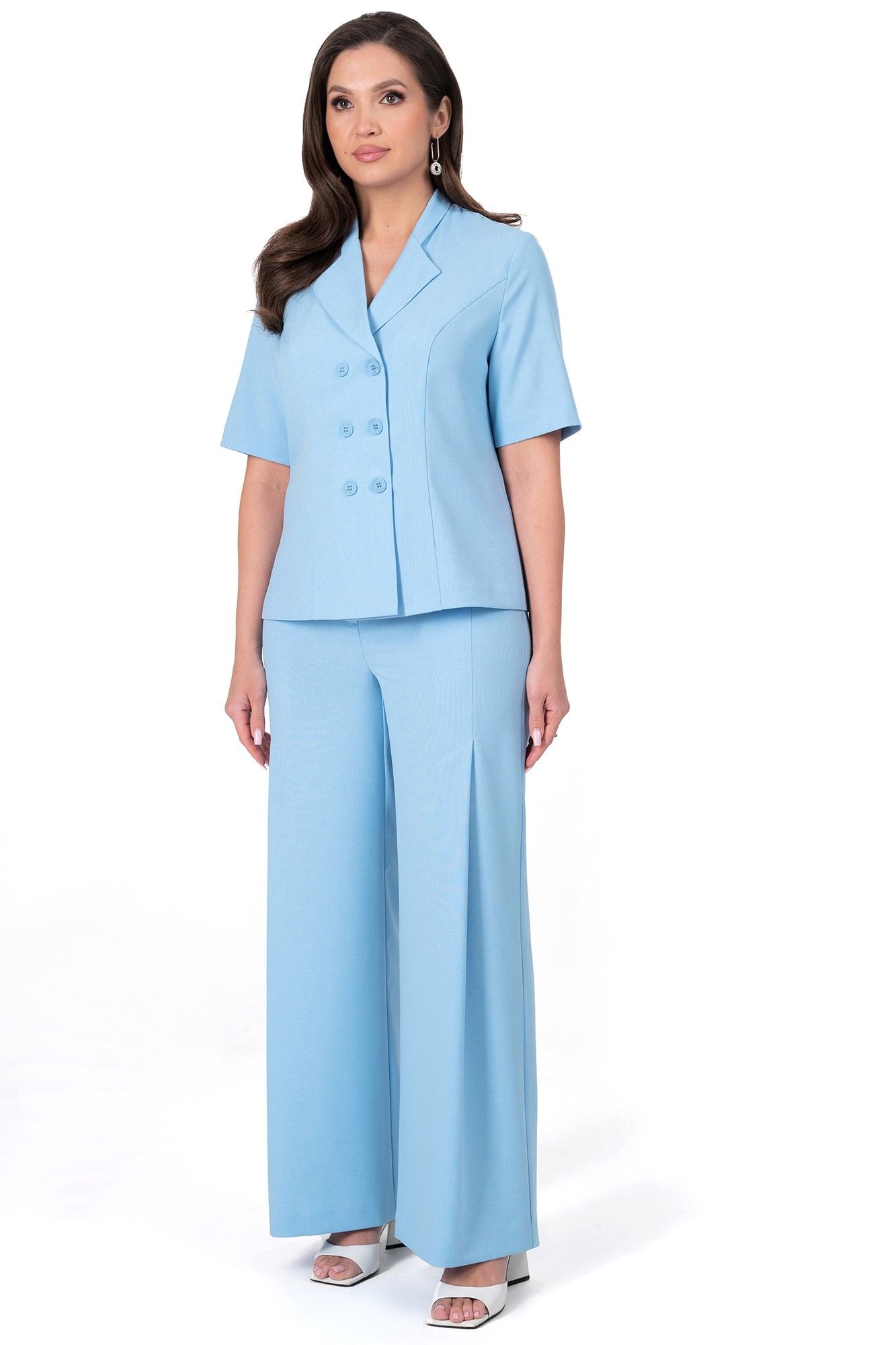 Брючные костюмы Alani Collection 2334 голубой