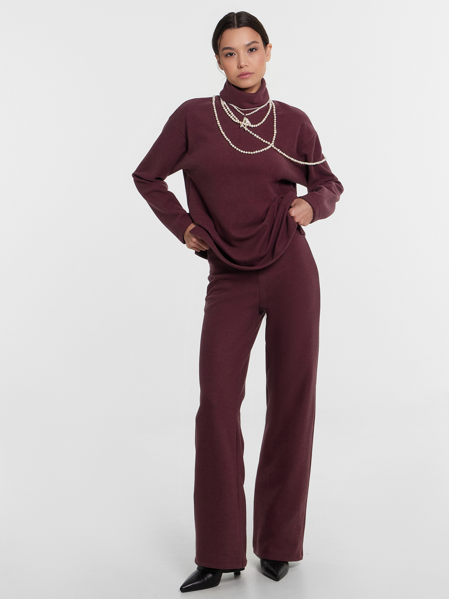 Брюки Mark Formelle 182534/24-33365Ц-26 бордовый