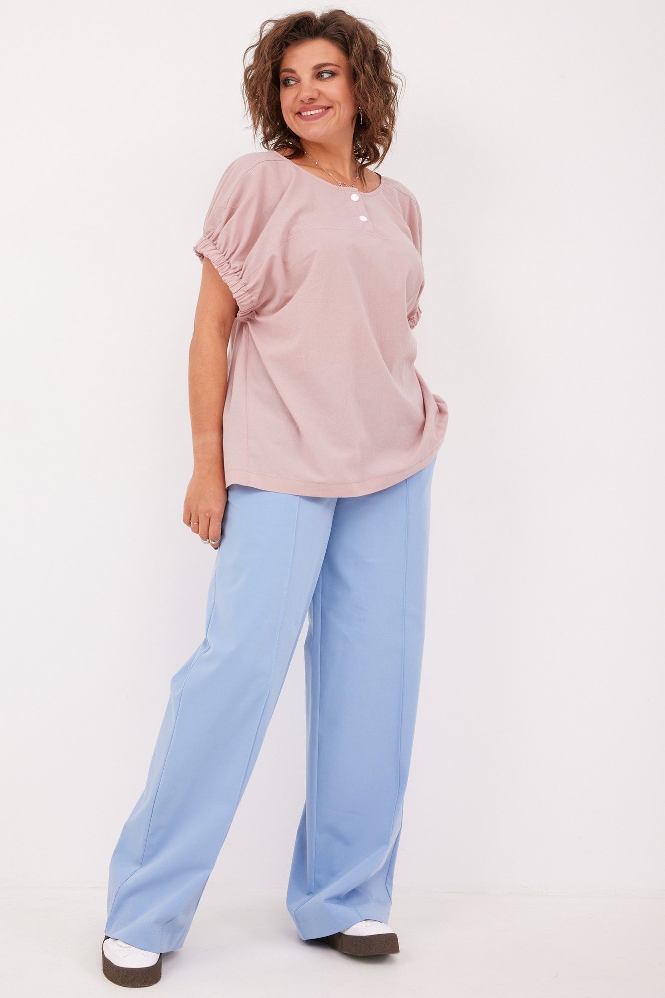 
BegiModa 6065 голубой, Брюки