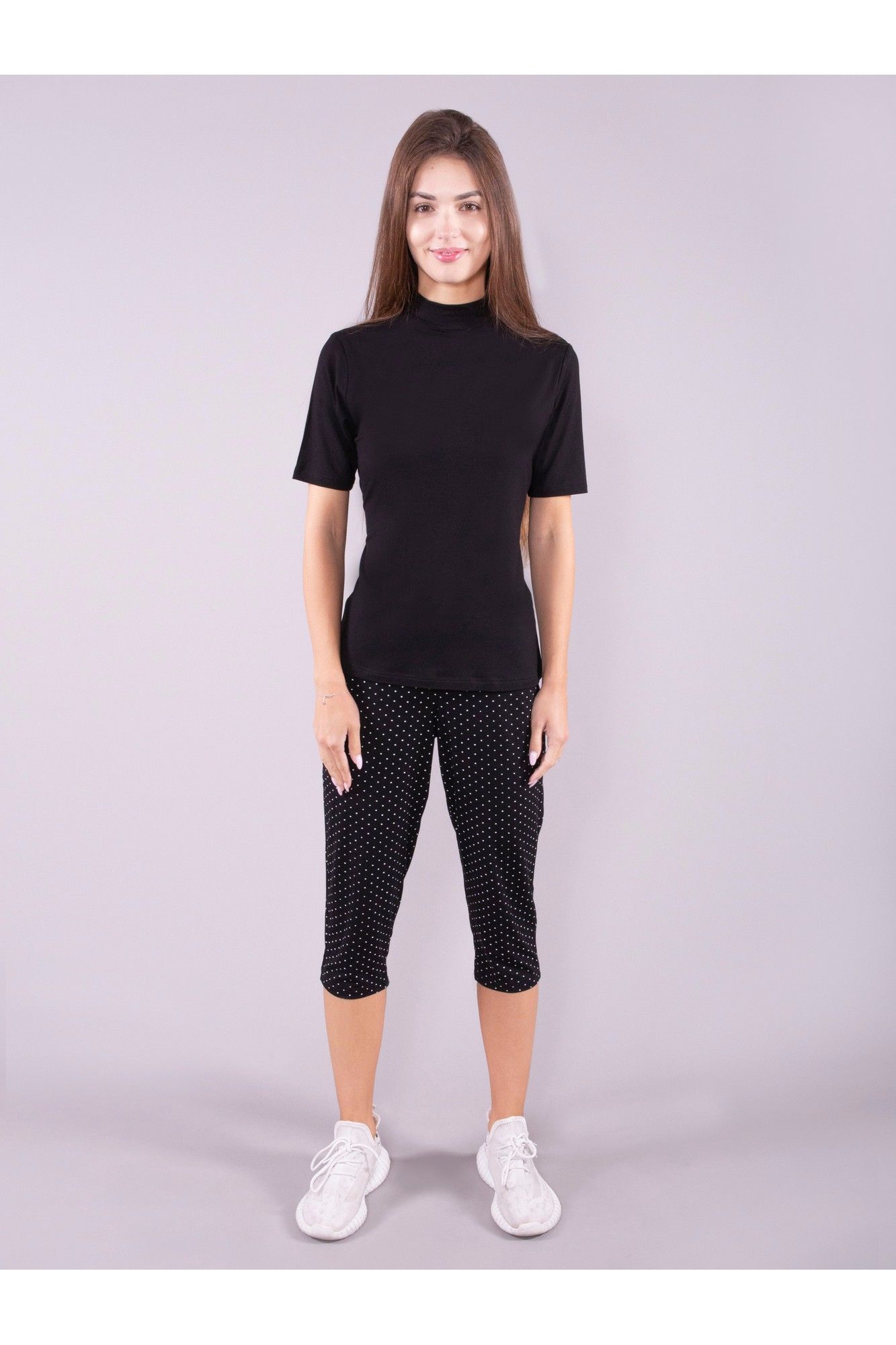 Капри и бриджи 8 Марта 144680- 5С5129Д40-158,164 набивной_черный