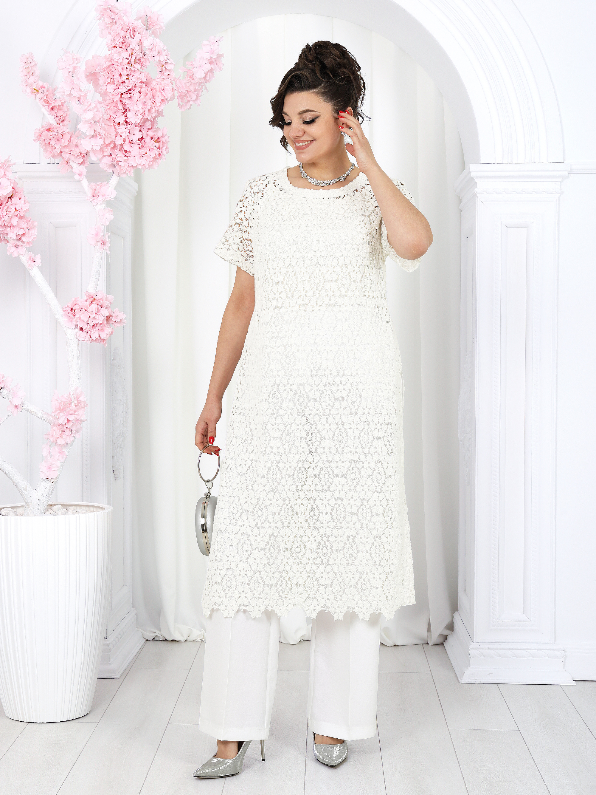 
Ninele 6055 молочный, Брюки, Блуза,  Туника
