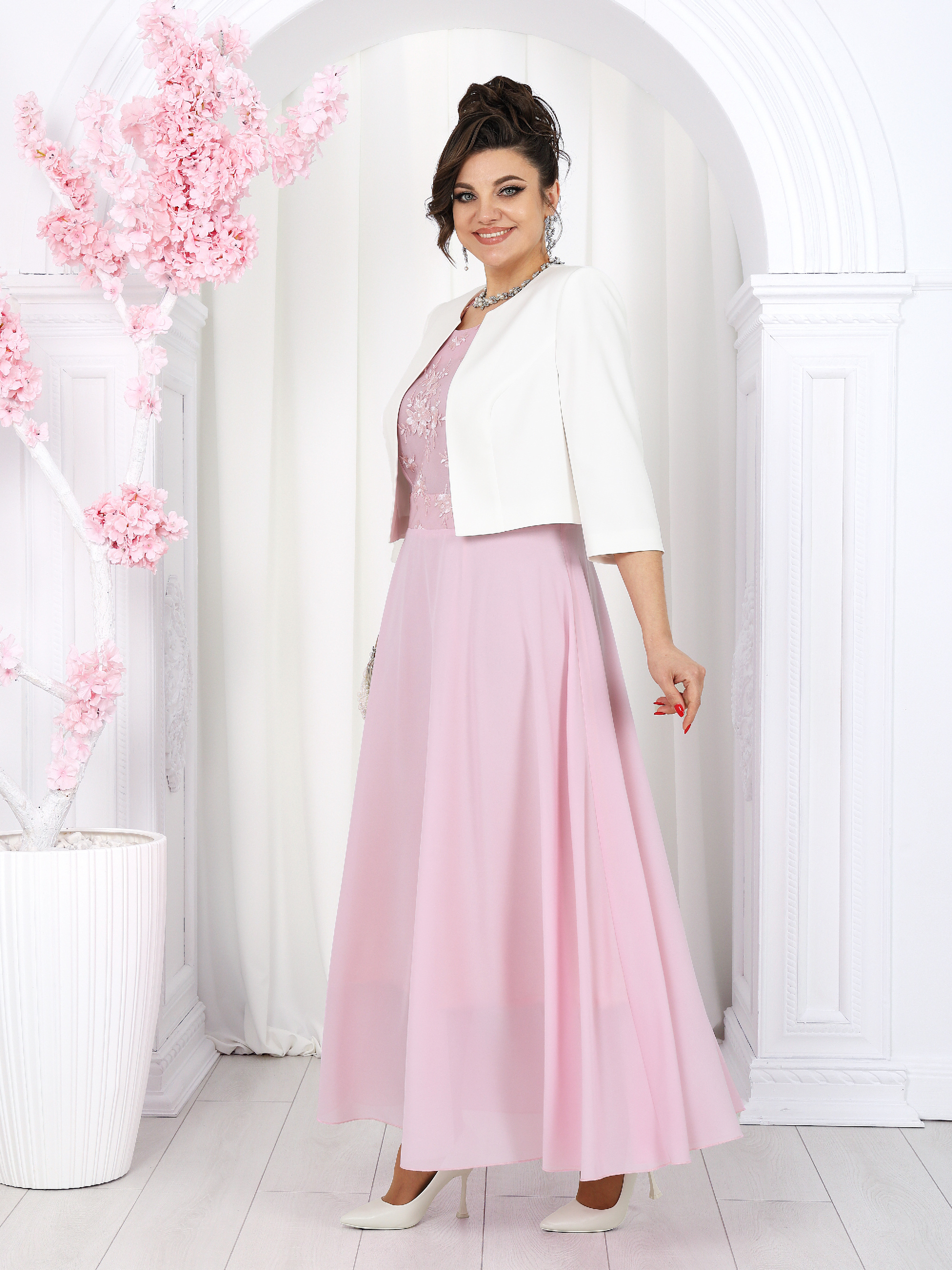 
Ninele 7490 розовый, Жакет,  Платье