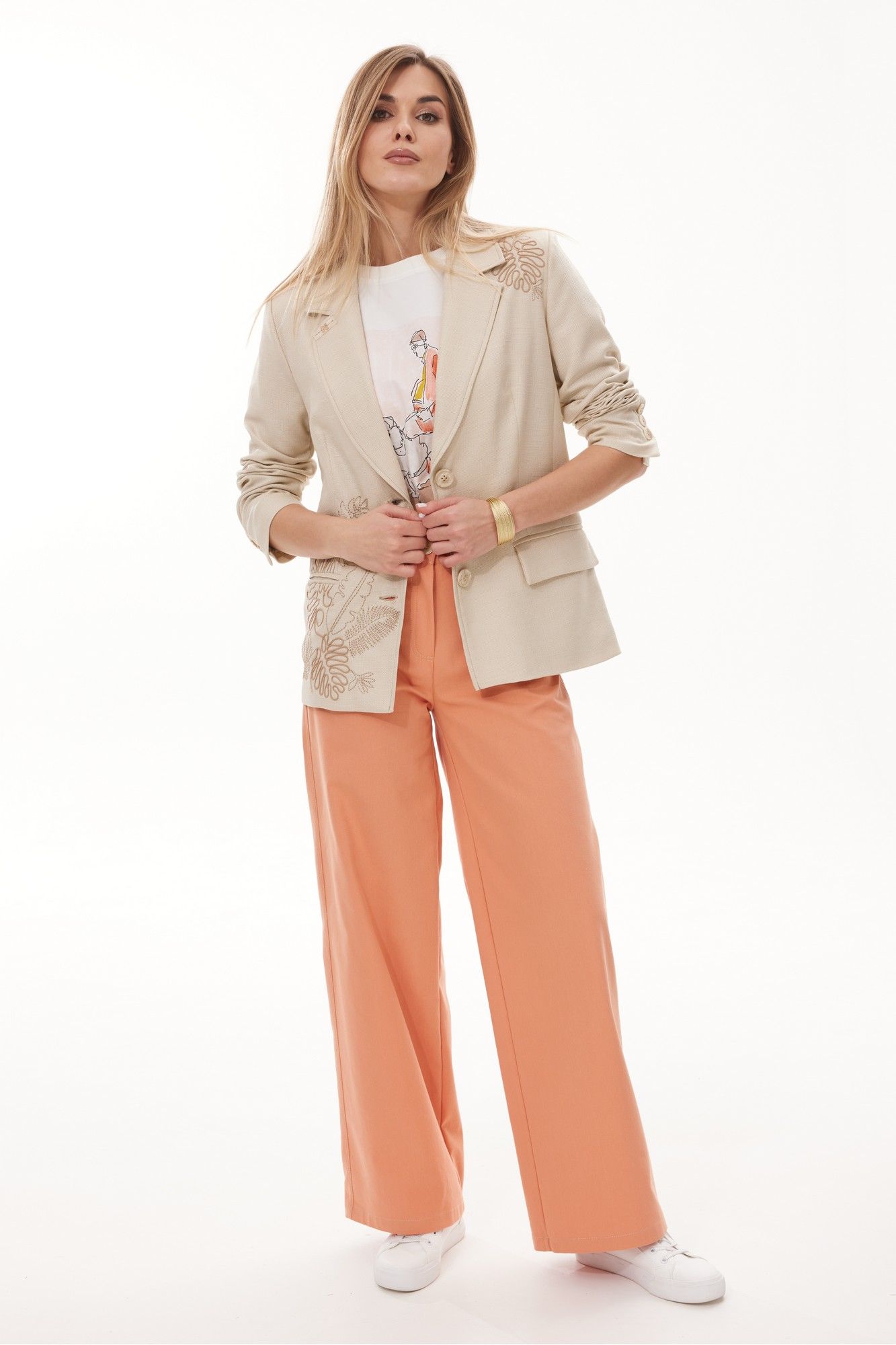 Брюки NiV NiV fashion 423 коралловый