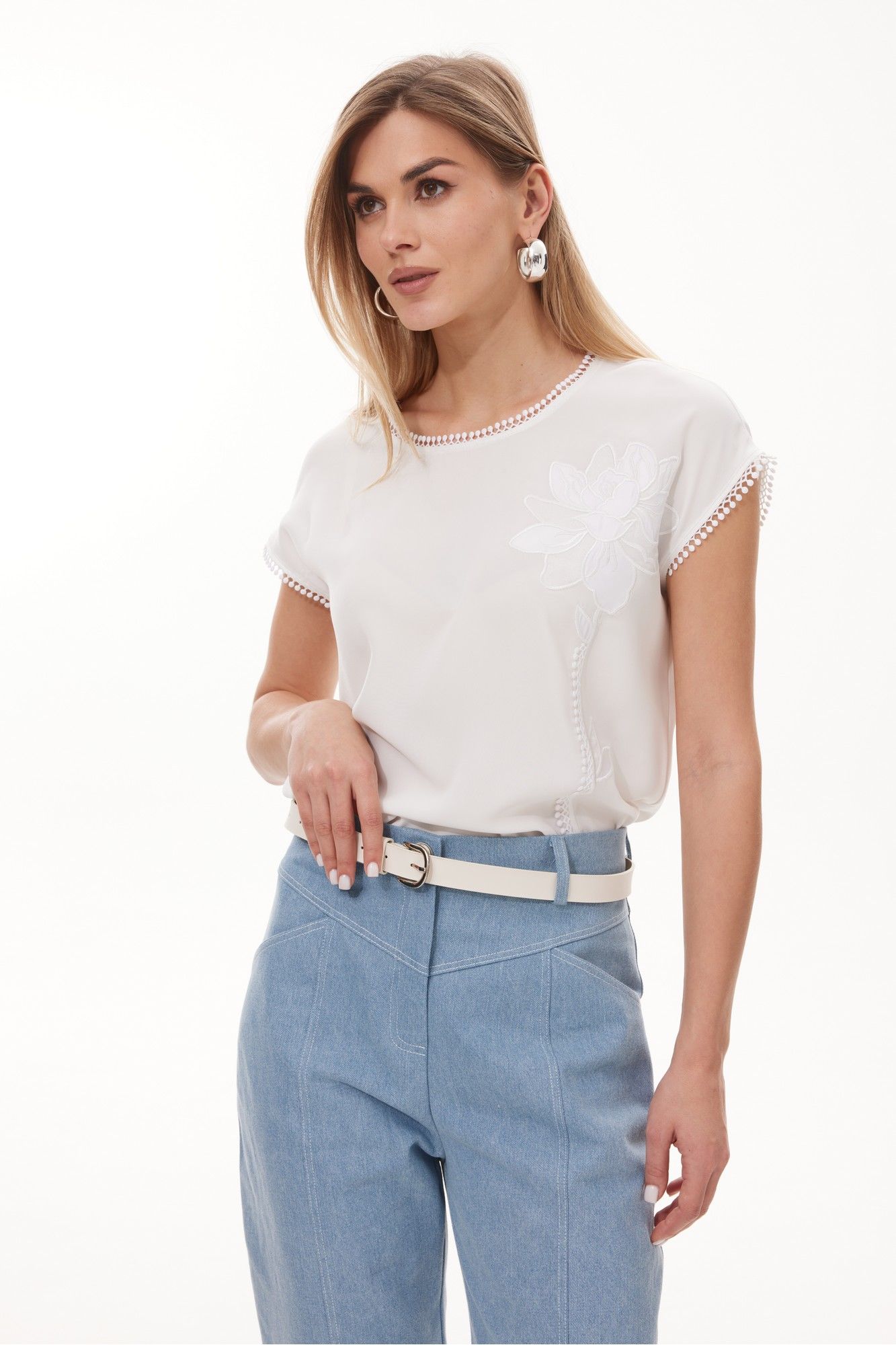 Блузы NiV NiV fashion 441 молочный