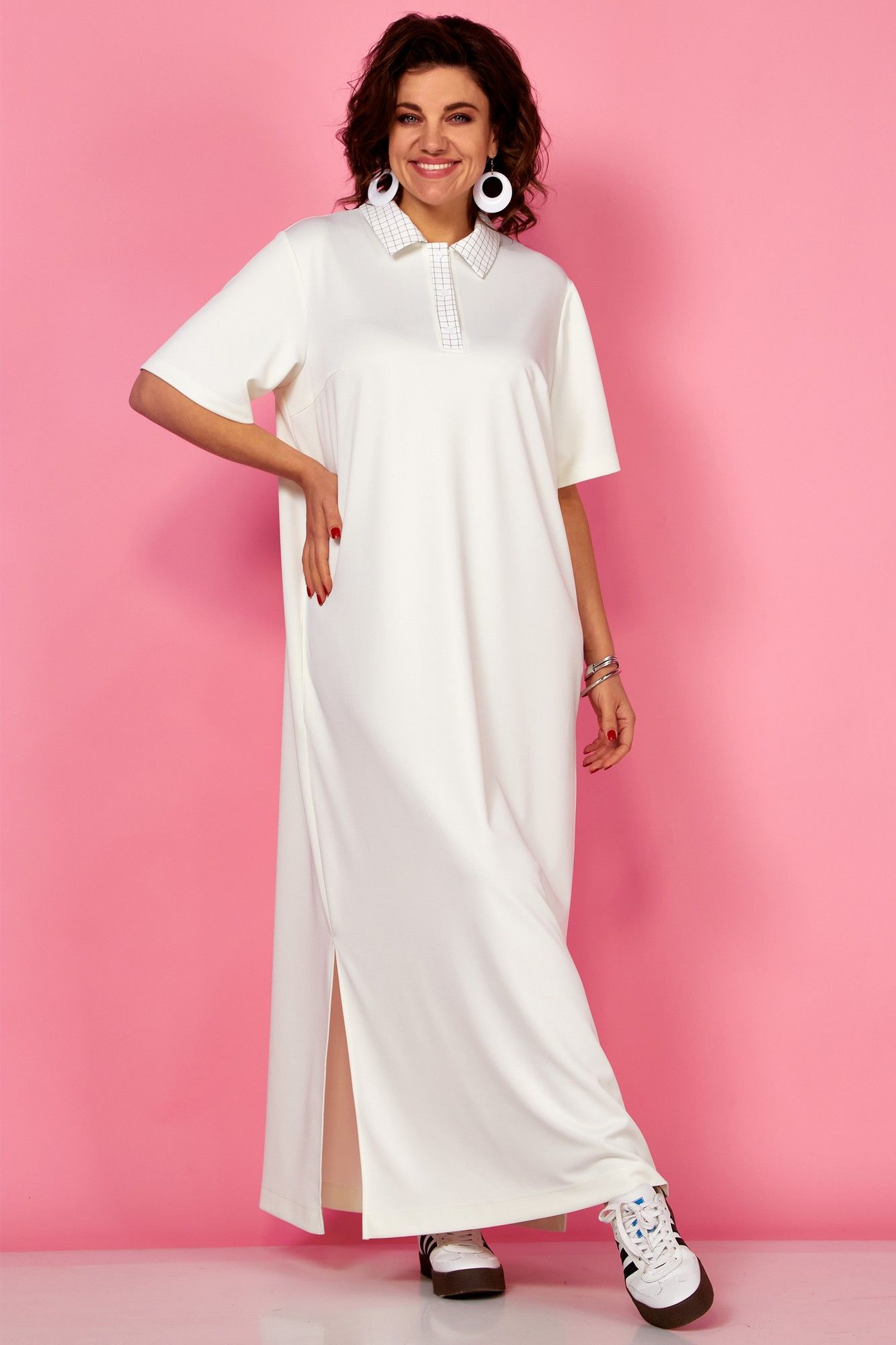 Платья BegiModa 1051 молочный
