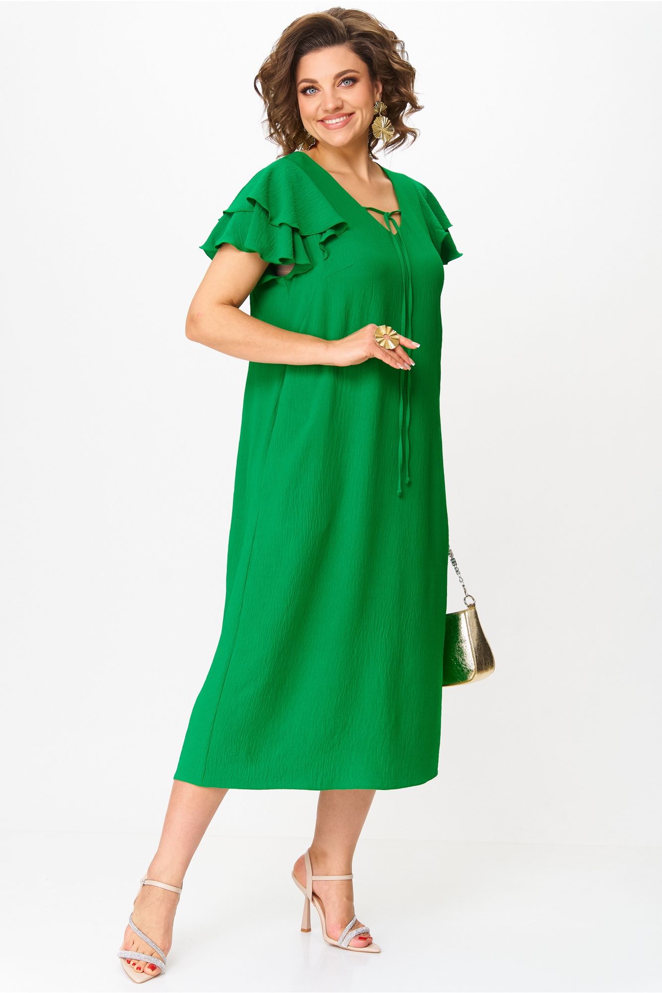 Платья Aira Style 24425 зеленый