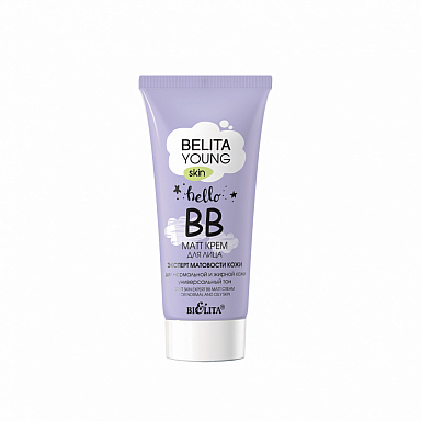 Кремы для лица Belita BELITA YOUNG SKIN-ВВ-matt крем д/лица д/норм. и ж/кожи