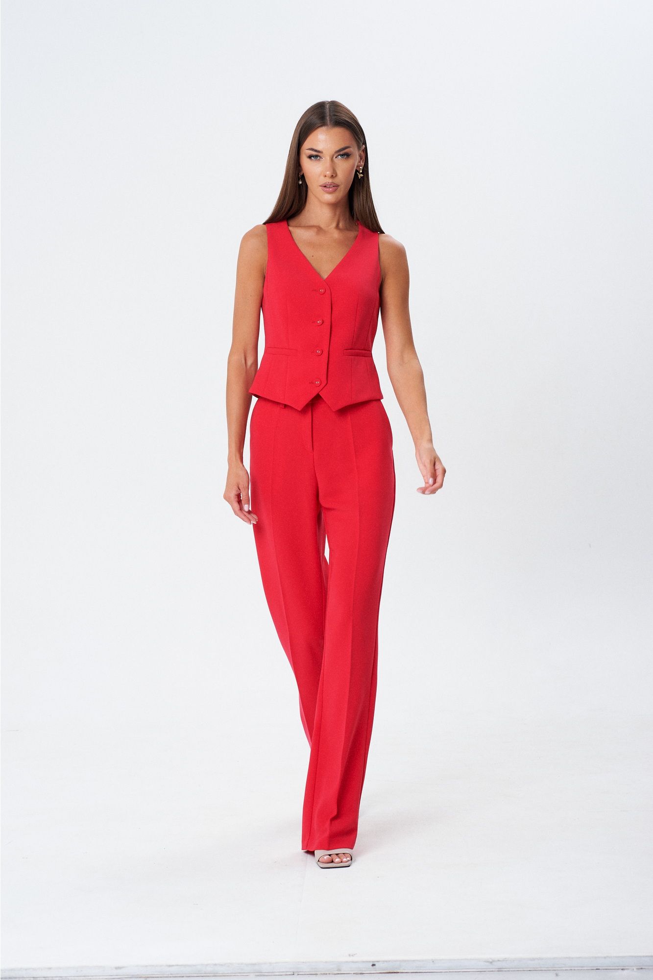 Комплекты брючные Lady Line 1606 красный