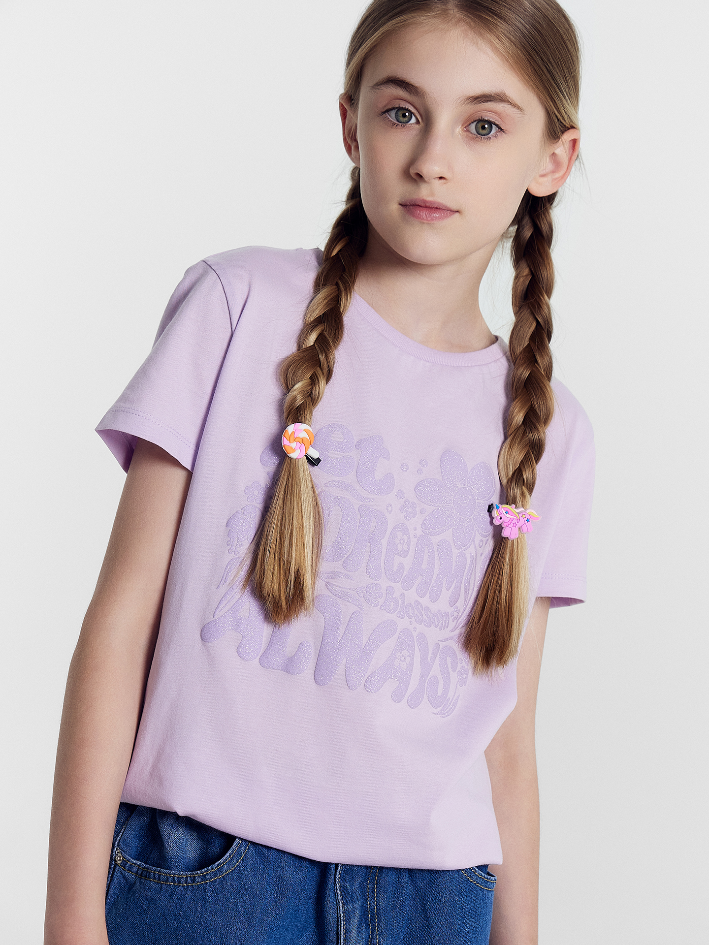 Майки и топы Mark Formelle 117845/24-28157П-0 лаванда_печать_2_сл_на_пол