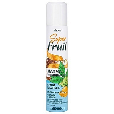 Шампуни Belita SuperFRUIT МАТЧА+фрукт.микс СУХОЙ шампунь д/норм.и скл.к жирн.вол