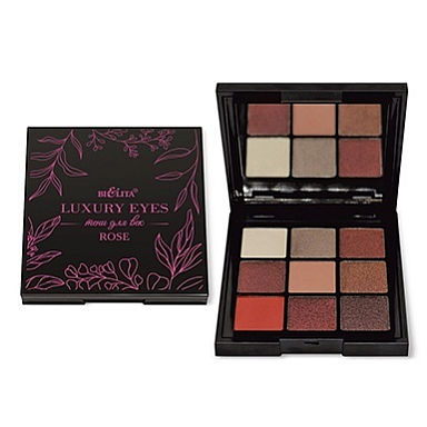 Тени для век Belita Тени для век ROSE, 9 тонов, "Luxury Eyes", страна происх.- Китай