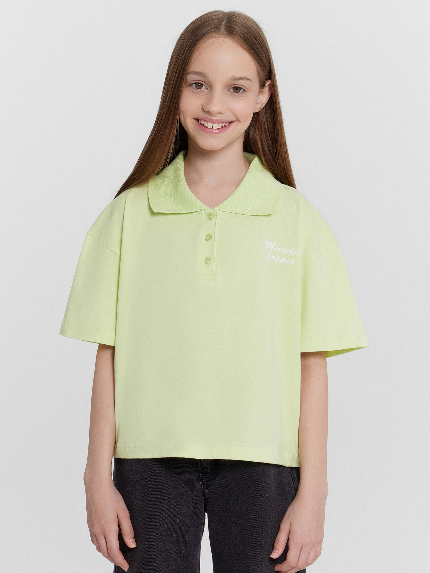 Майки и топы Mark Formelle 117934/24-33008П-0 лаймовый_сорбет_печать_1_сл_на_пол