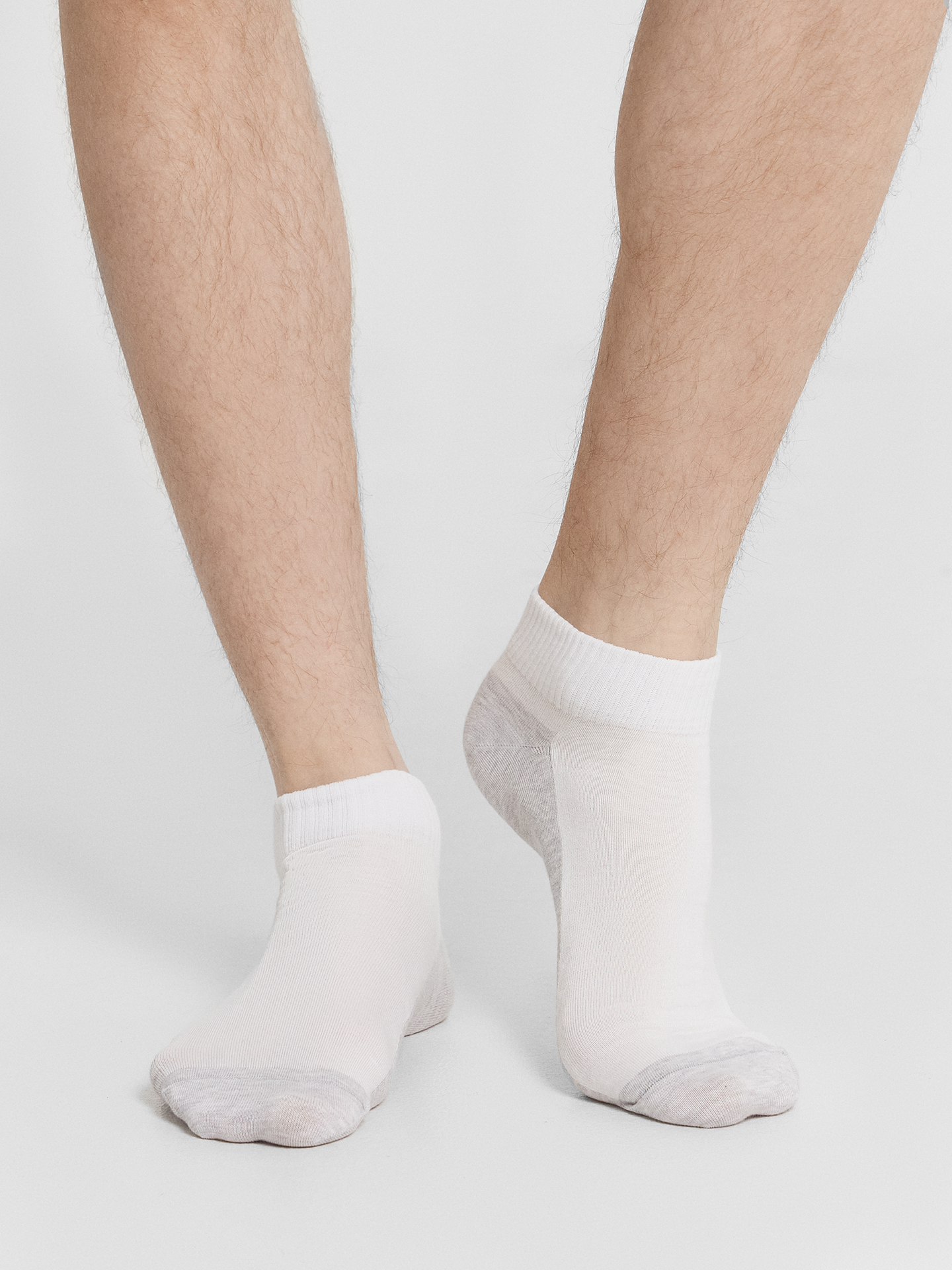 Носки и гетры Mark Formelle 131K-3050/25131K белый_св.серый_меланж_рис.3050