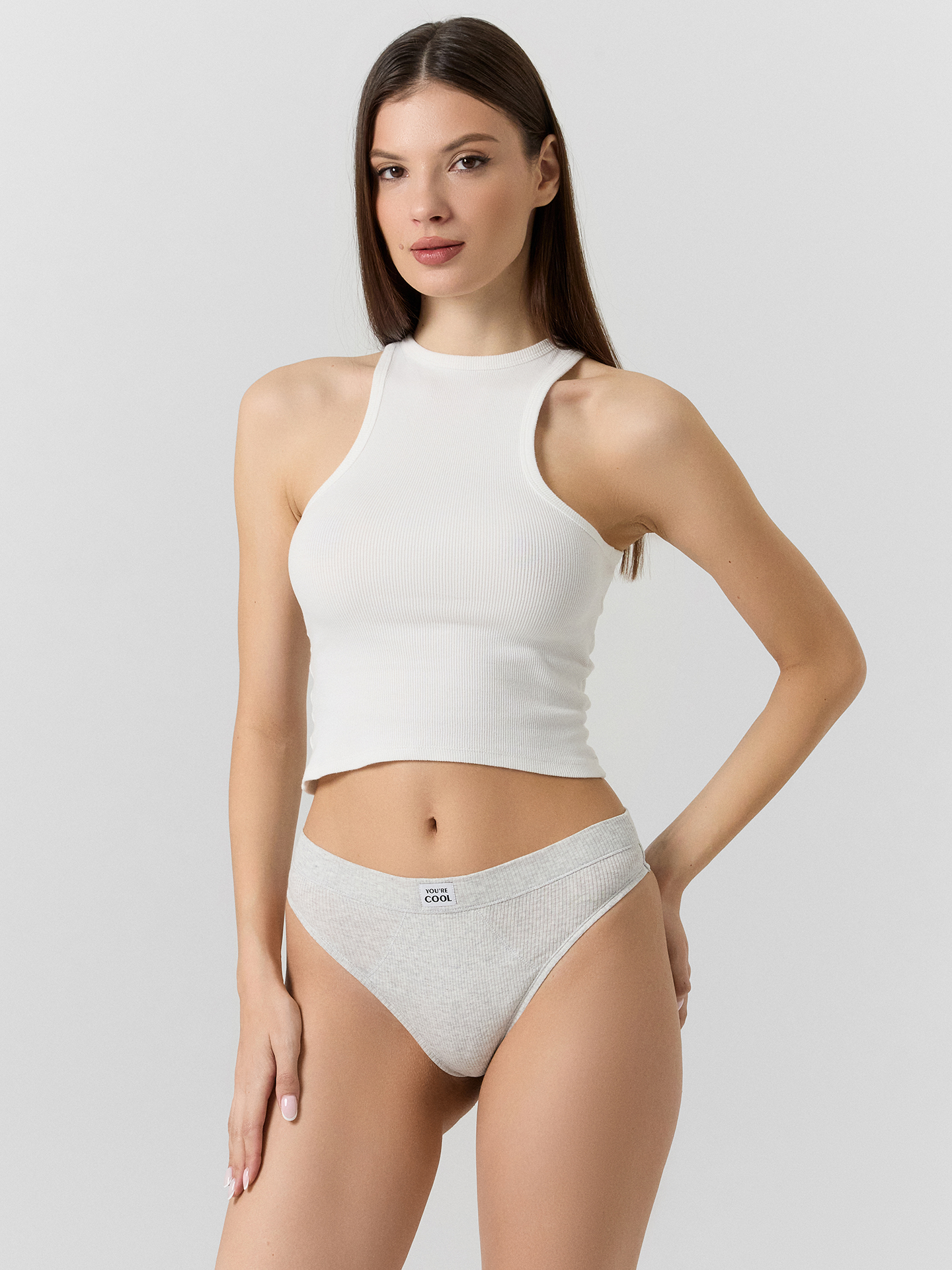 Трусы Mark Formelle 412492/25-22.22-34993Б-1 серый_меланж_4306_А_10_декор