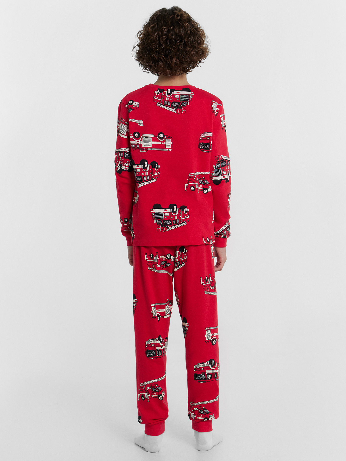 Пижамы Mark Formelle 563311/25-35867ПП-0 пожарные_машинки_на_красном