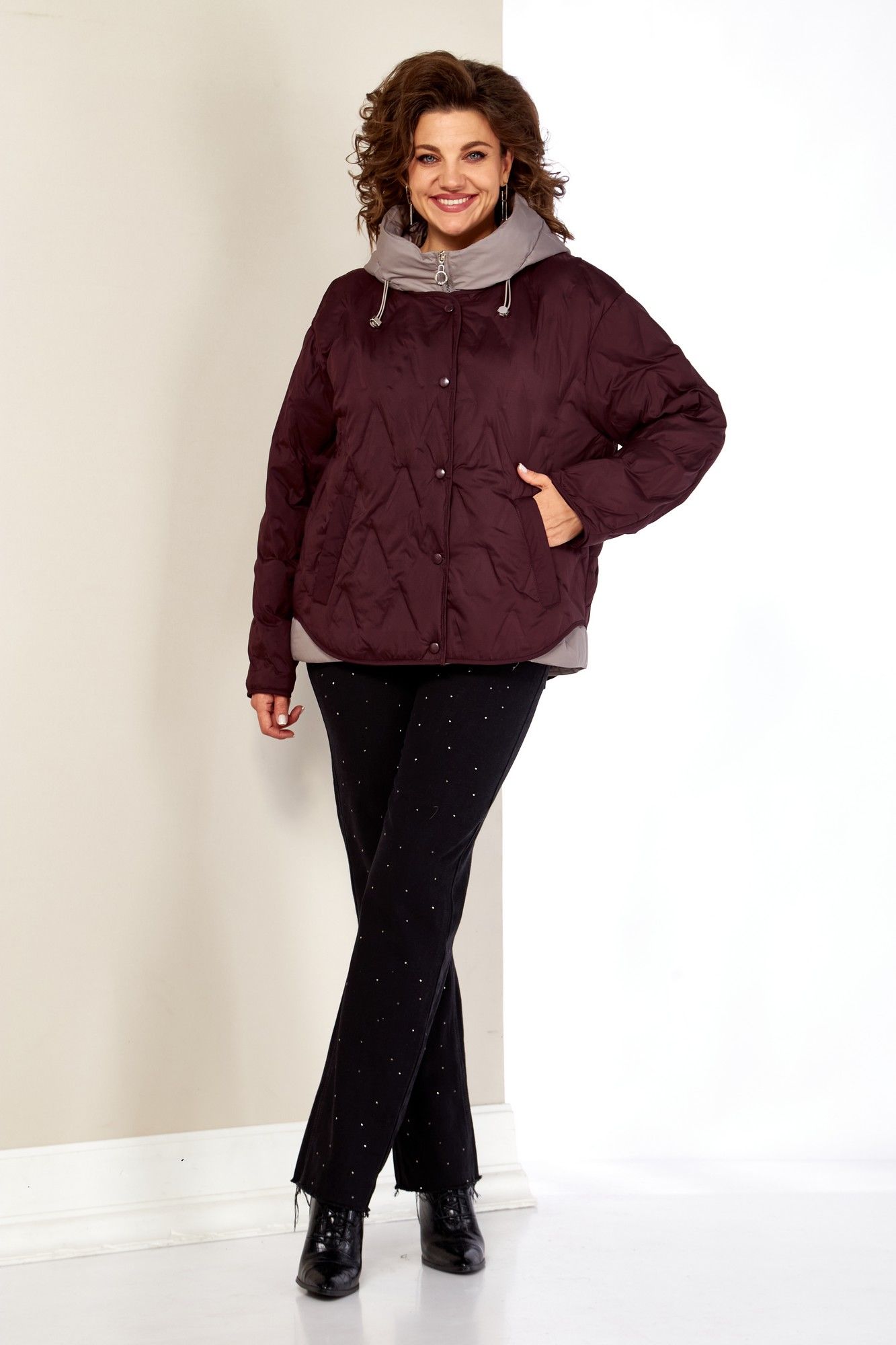 Куртки Shetti 2193 винный