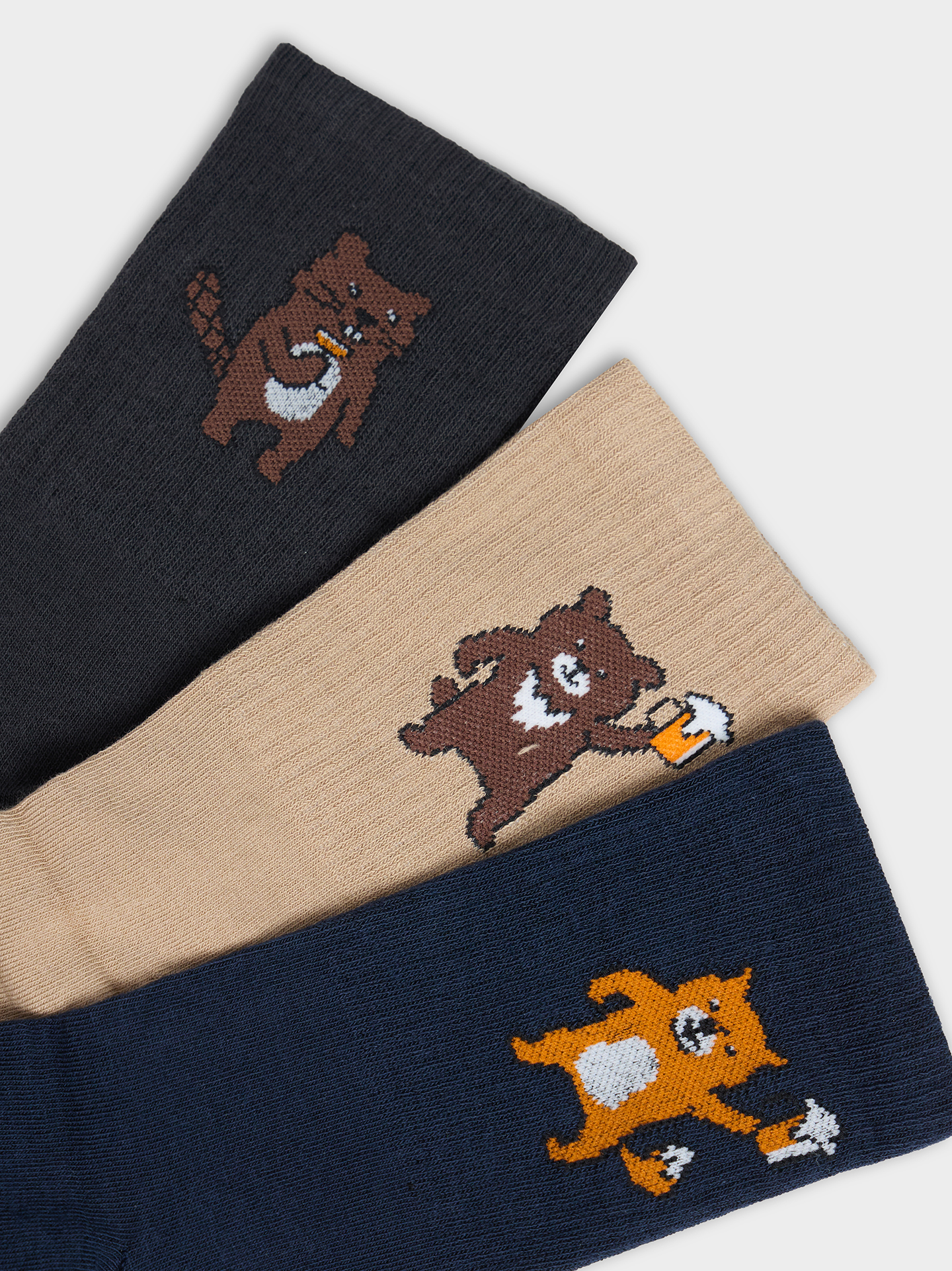 Носки и гетры Mark Formelle 107A-2904/243107A графит_капучино_т.синий_рис.2904