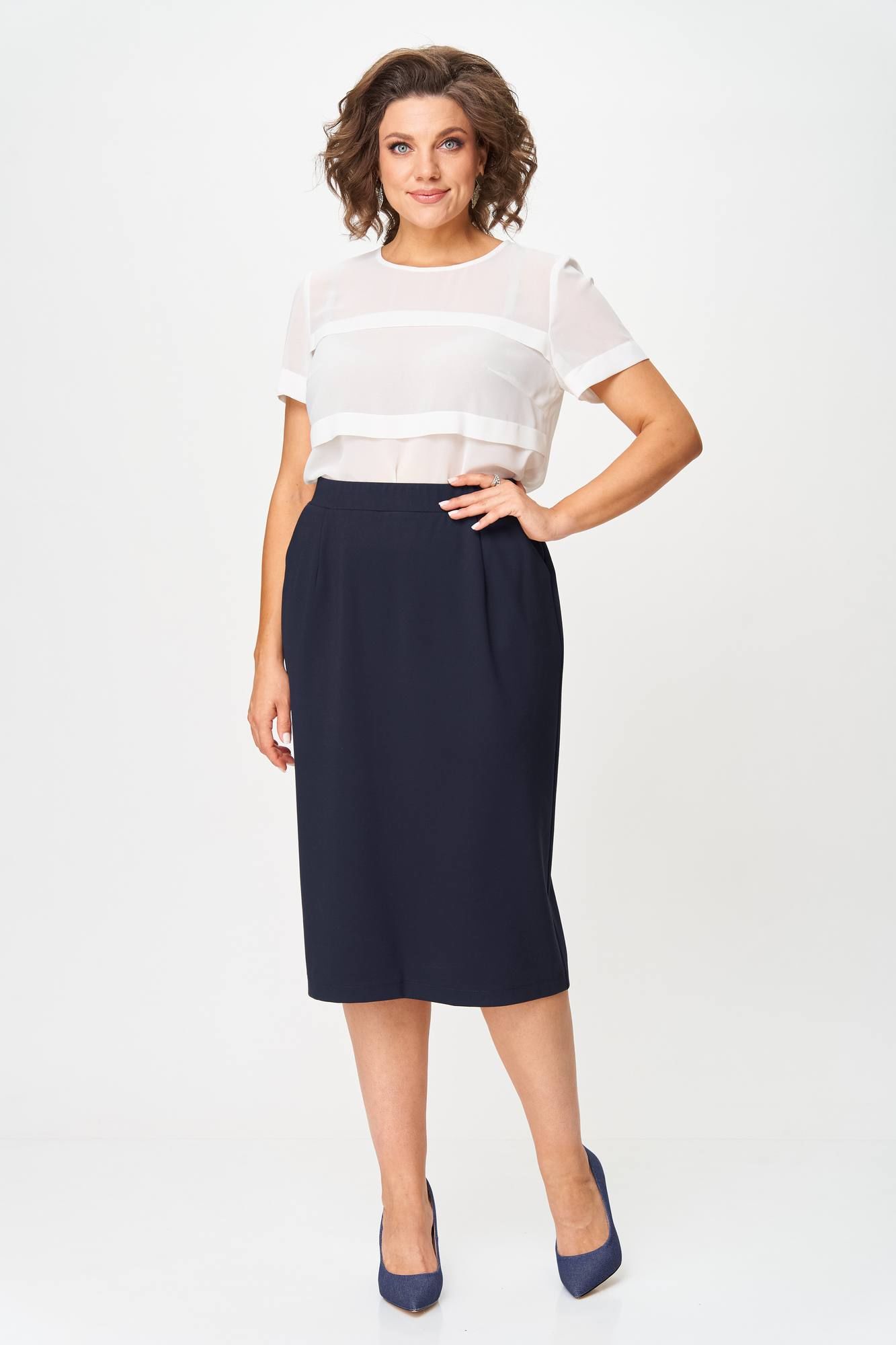 Юбки Nika.PL 0503401 темно-синий