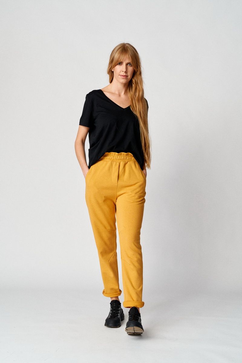 Брюки Almirastyle 150 горчица