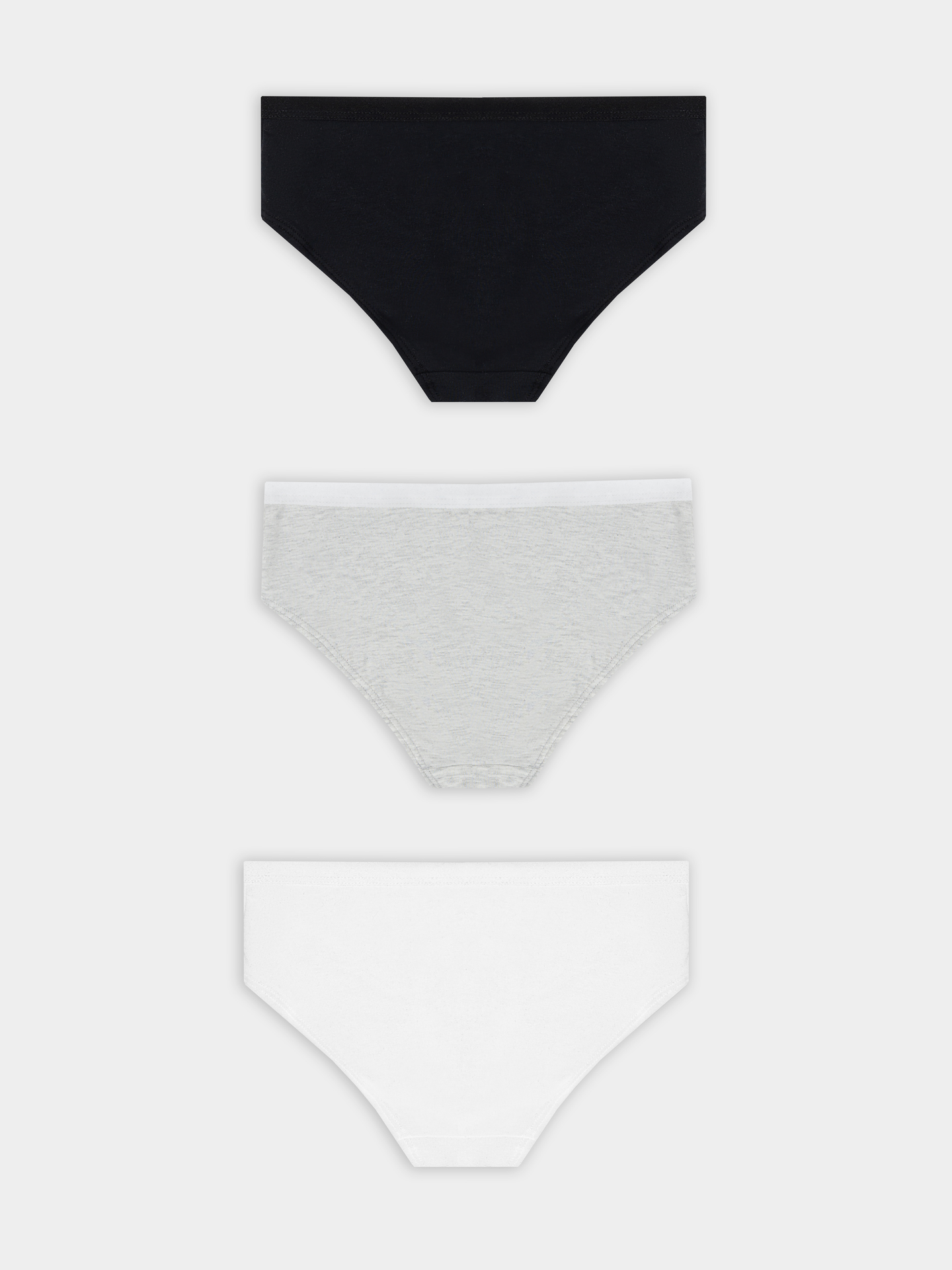 Трусы Mark Formelle 417749-3/25-15-36906Б-5 белый_серый_меланж_4306_А_черный