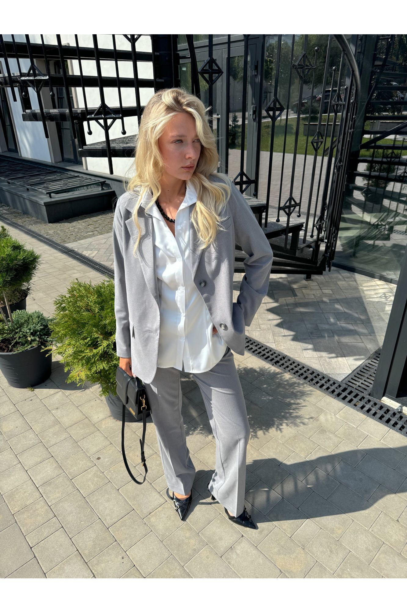 Жакеты THE.WOMAN 0346 серый