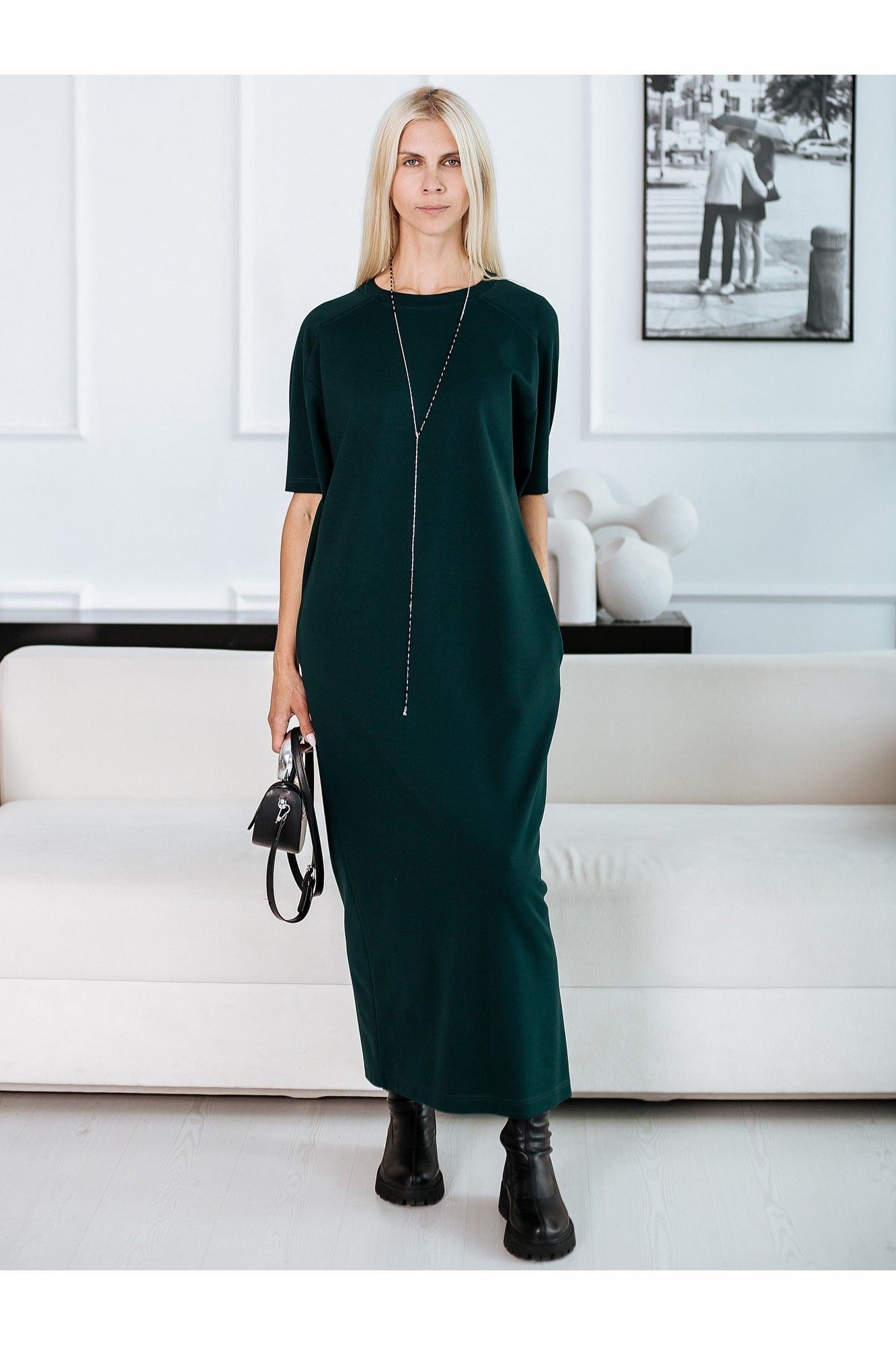 Платья BUNABOUTIQUE 21041 изумрудный