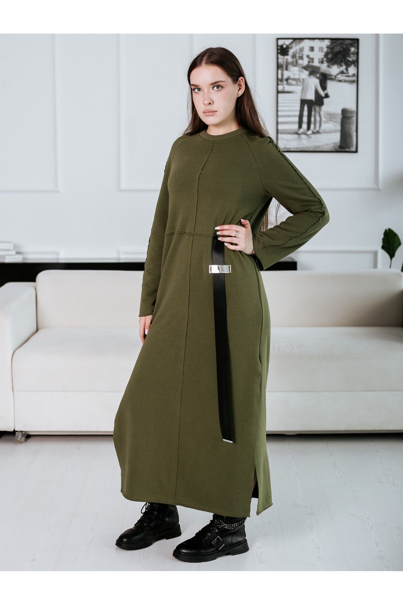 Платья BUNABOUTIQUE 21112 хаки