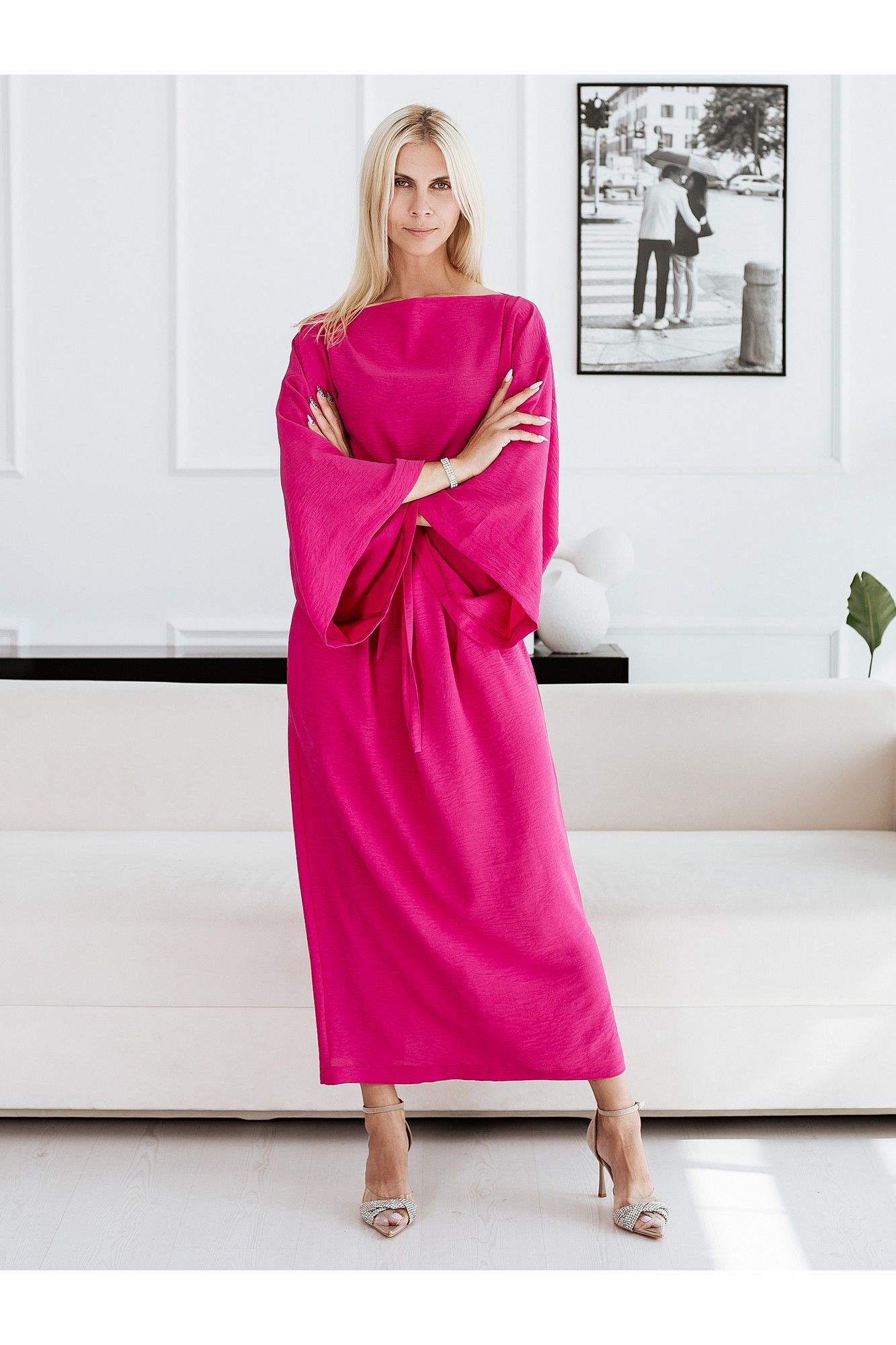 Платья BUNABOUTIQUE 21203 фуксия