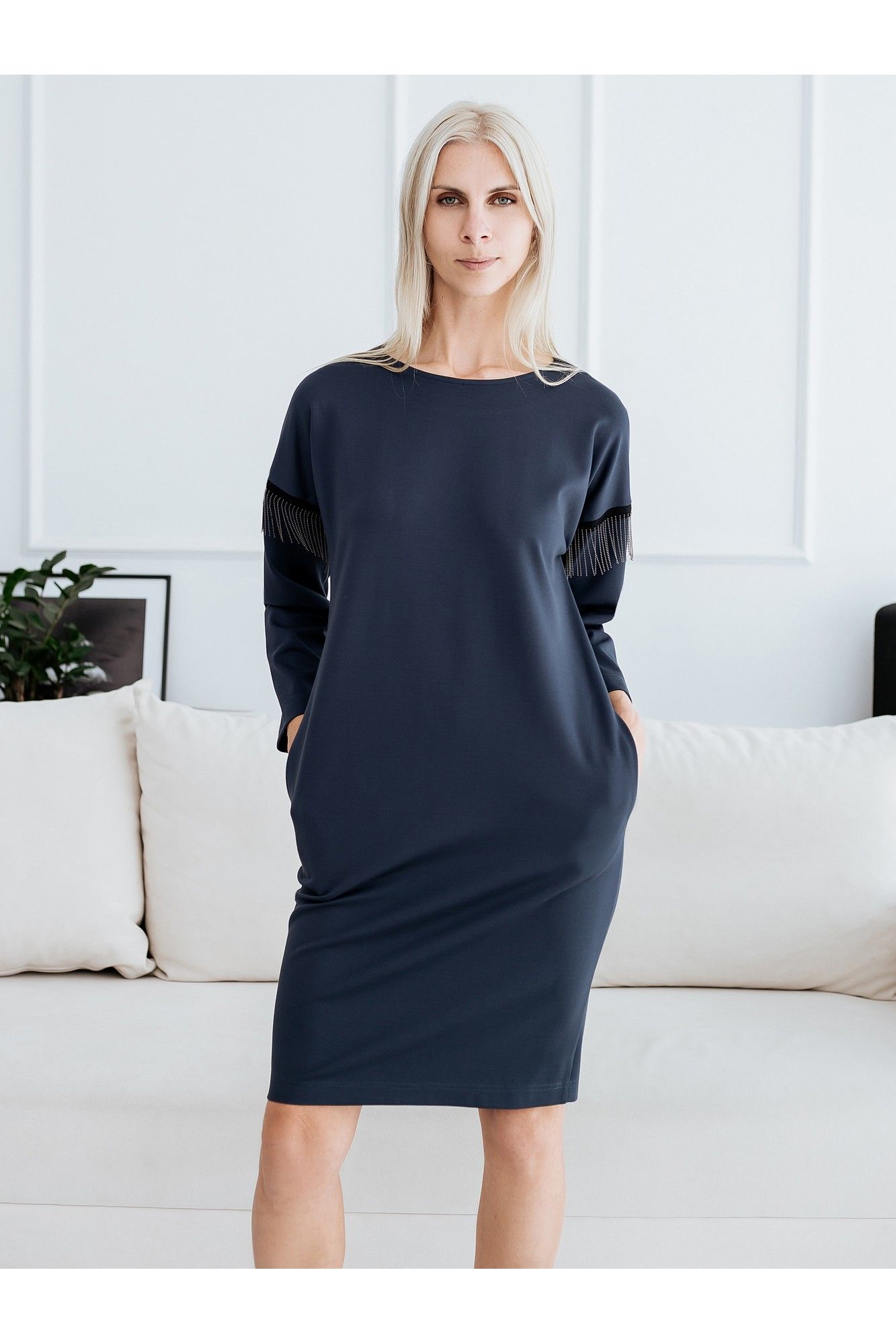 Платья BUNABOUTIQUE 21261 серый