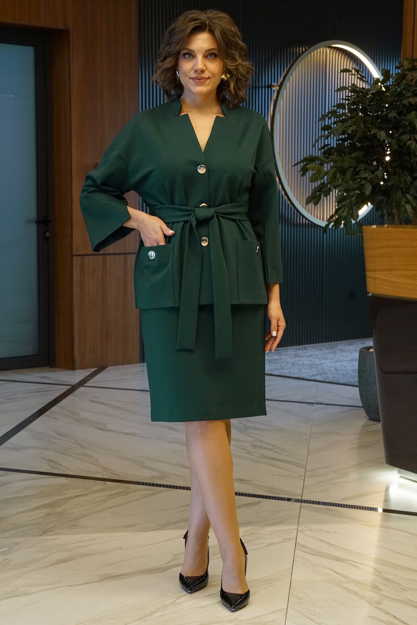 Юбочные костюмы Alani Collection 2439 зеленый