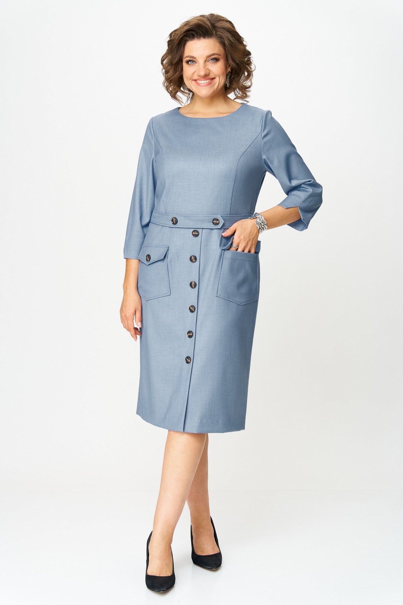 Платья Moda Versal П2559 голубой