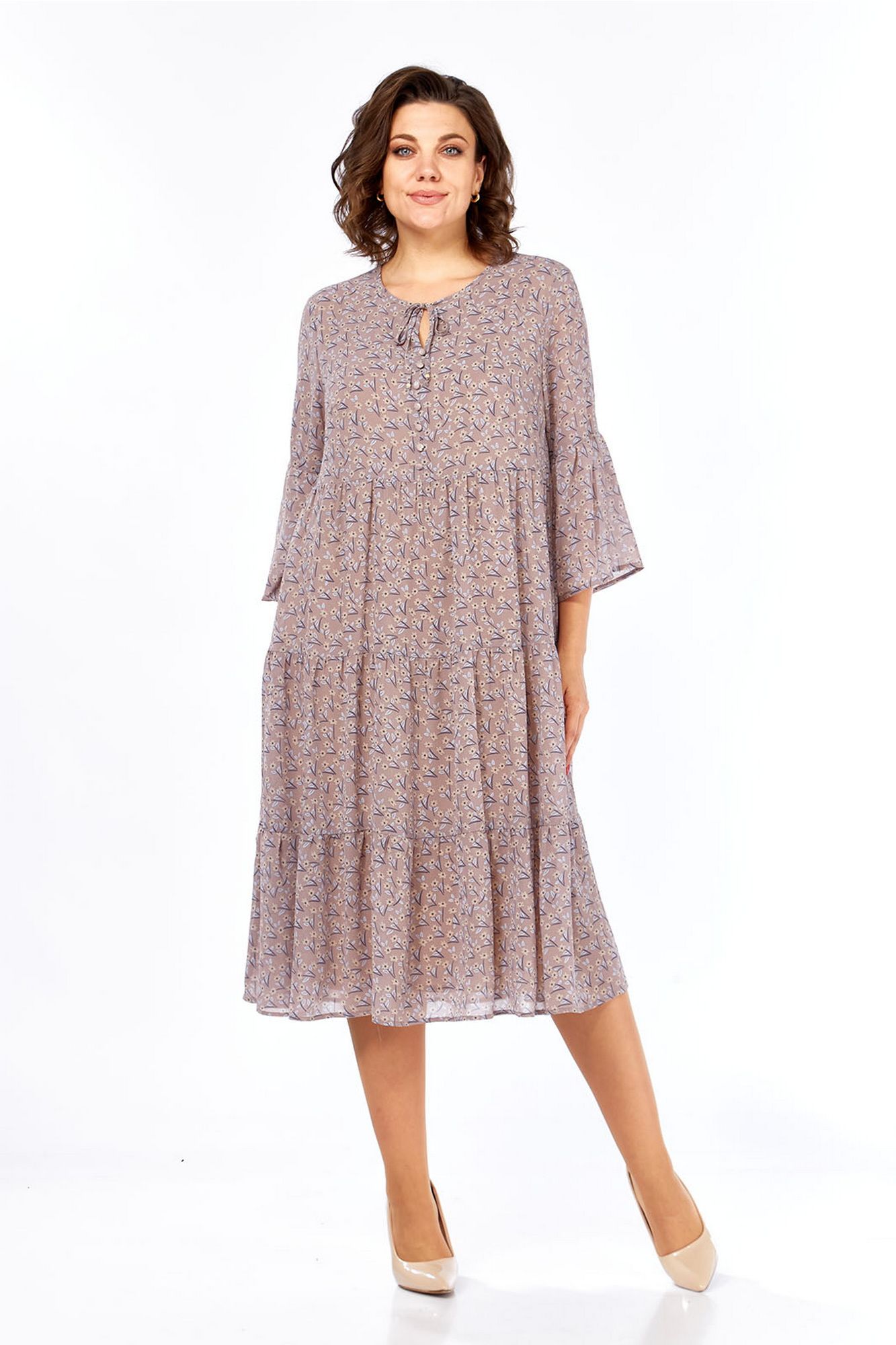 Платья Lady Style Classic 3007/2 кофейный