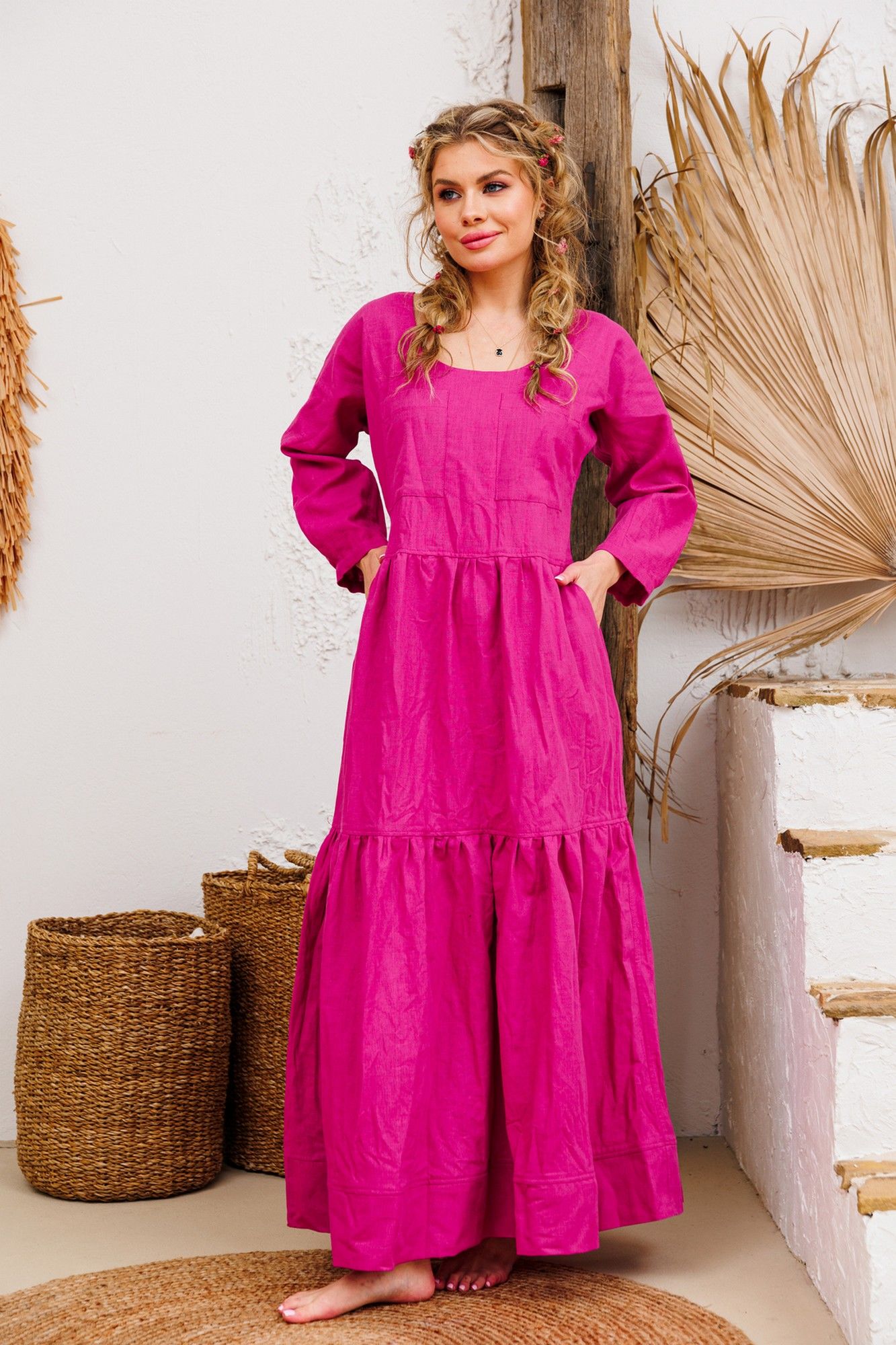 Платья АМУЛЕТ 9922 фуксия