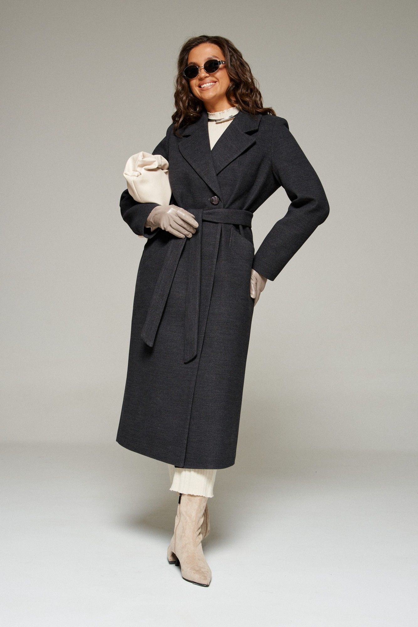 
Beautiful&Free 7010 графит, Пальто