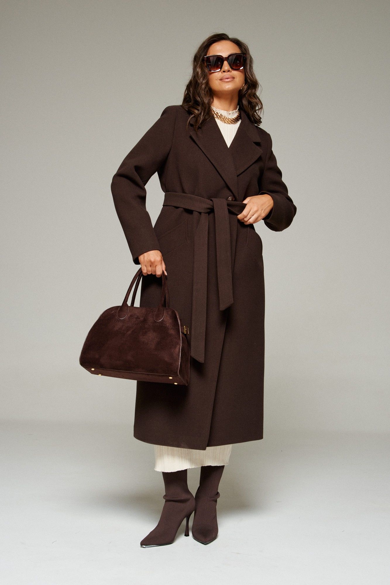 
Beautiful&Free 7010 шоколад, Пальто