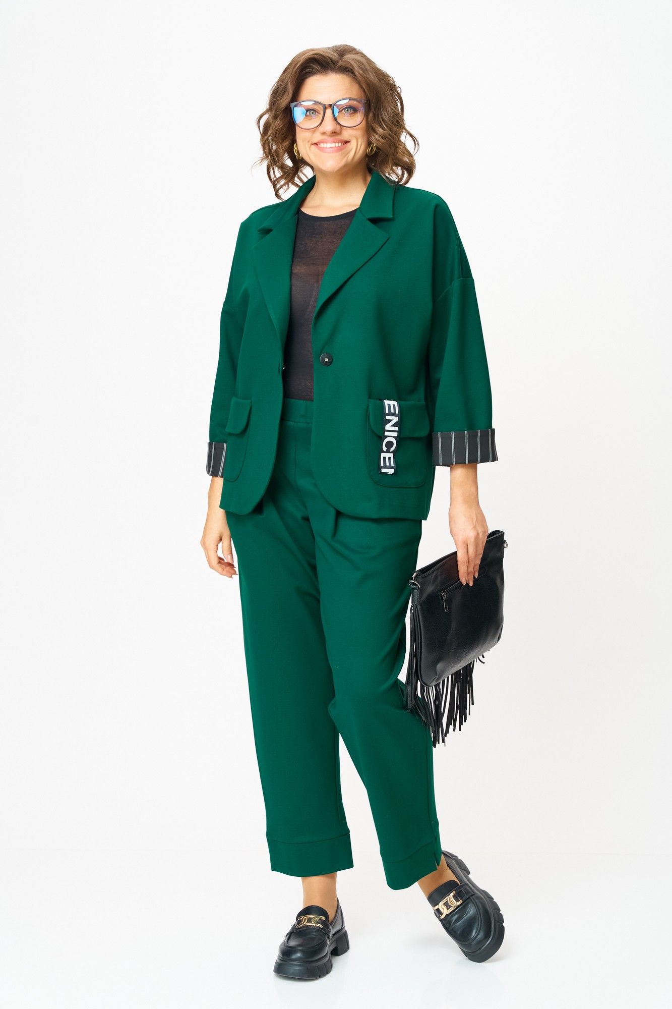 Брючные костюмы Michel chic 1437 изумруд