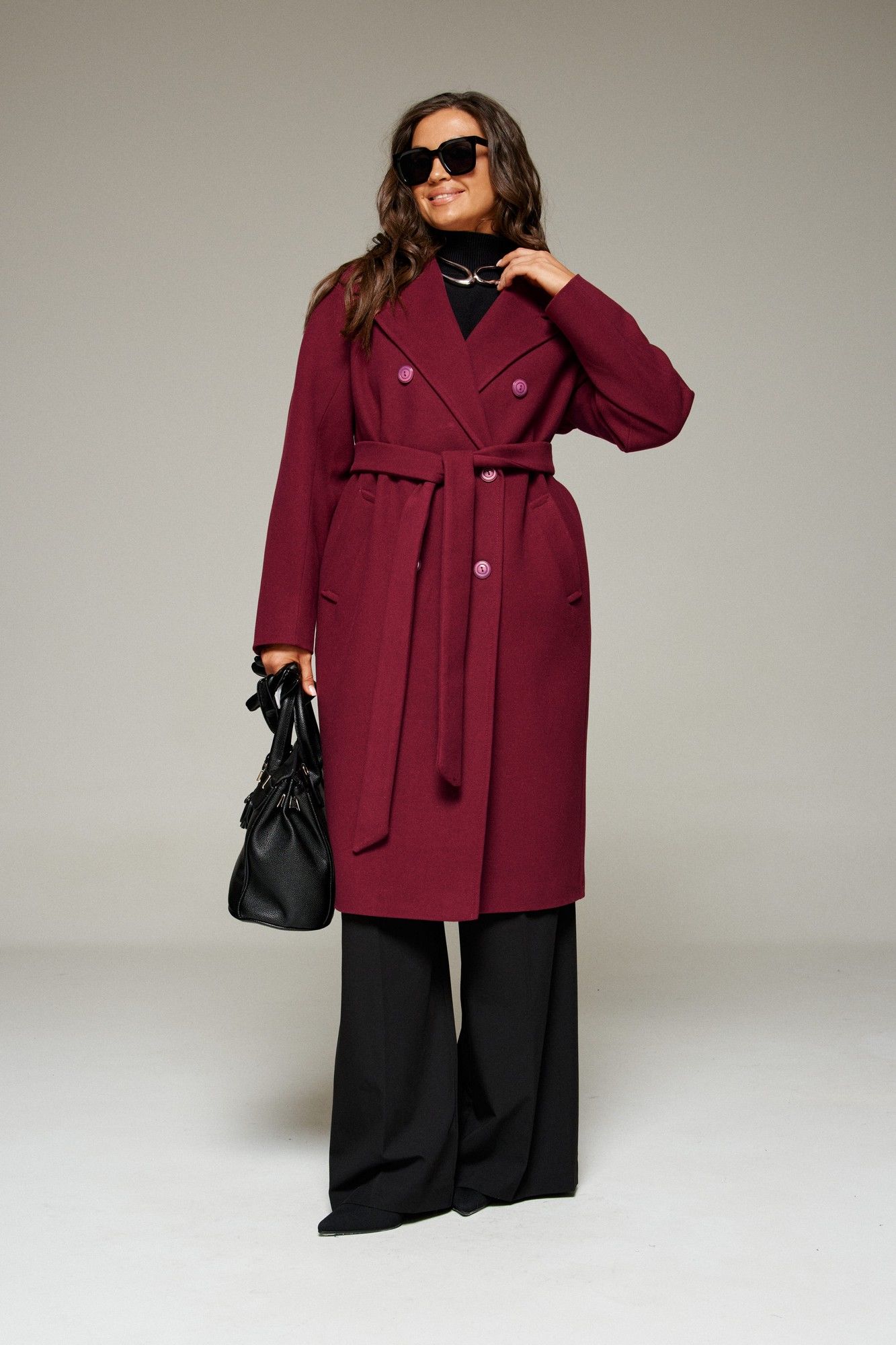 
Beautiful&Free 7015 бордо, Пальто