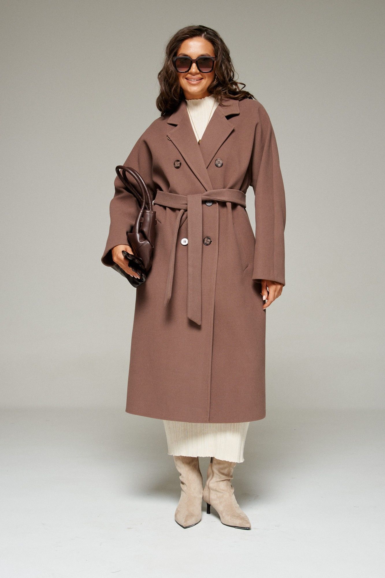 
Beautiful&Free 7015 какао, Пальто