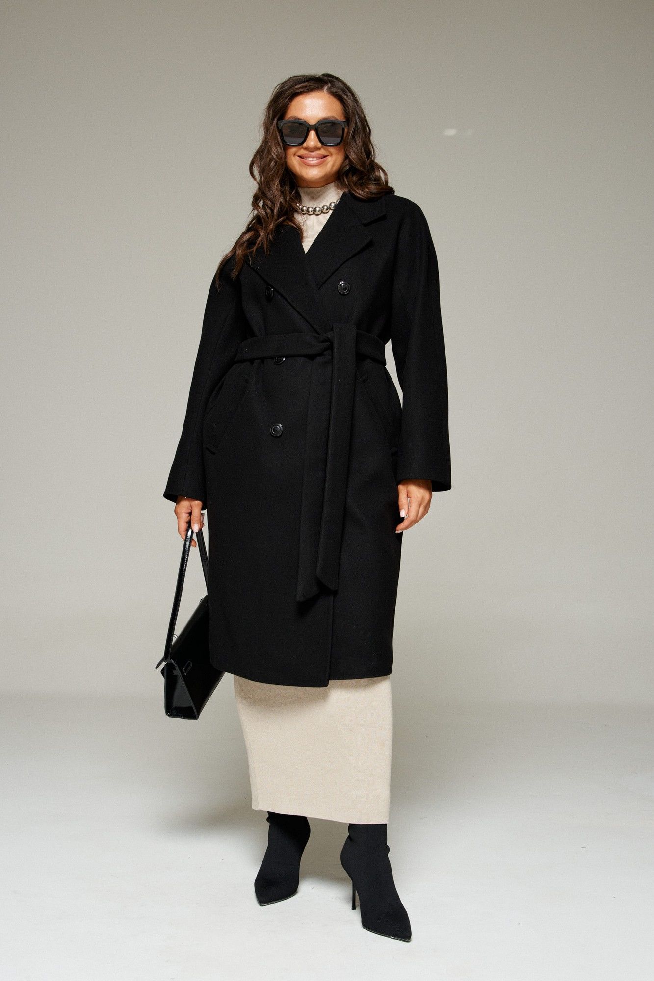 
Beautiful&Free 7015 черный, Пальто