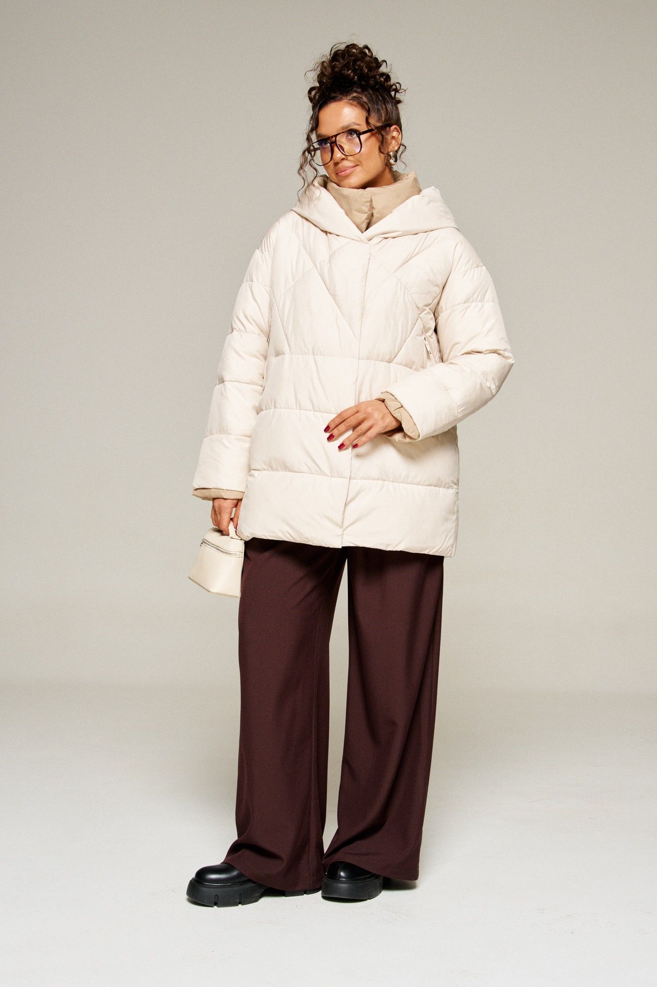 
Beautiful&Free 8013 молочный, Пальто