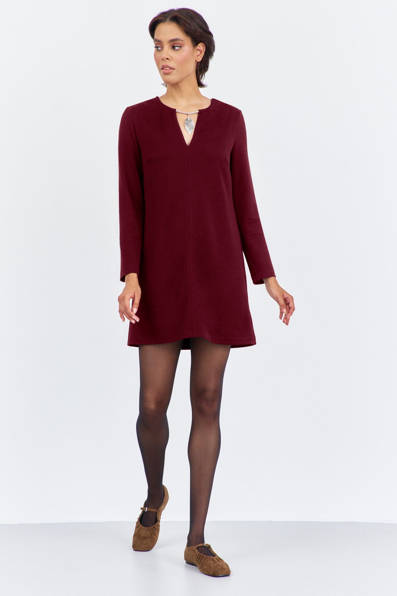 Платья FLAIM 2014.03 бордо-марсала