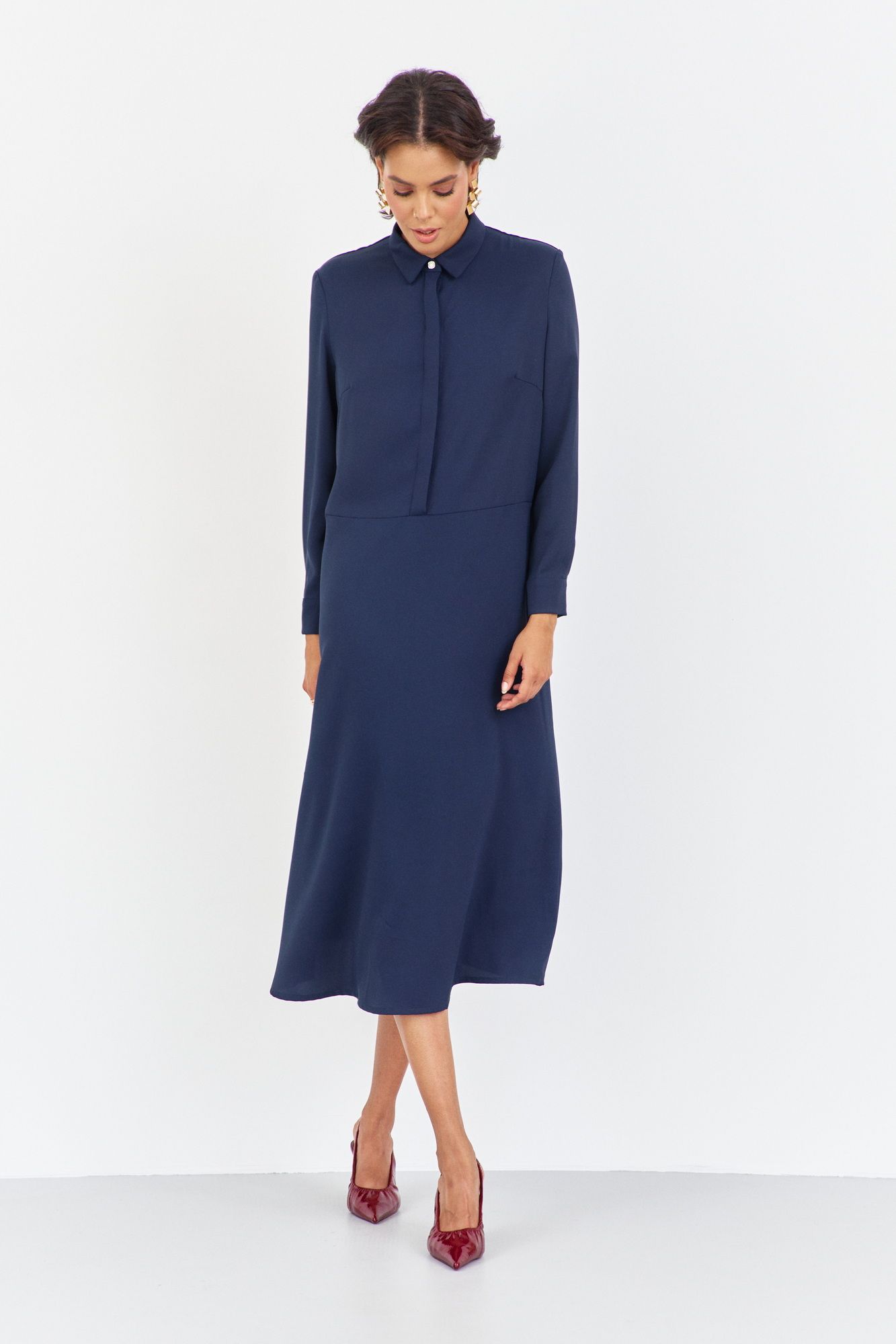 Платья FLAIM 2037 синий