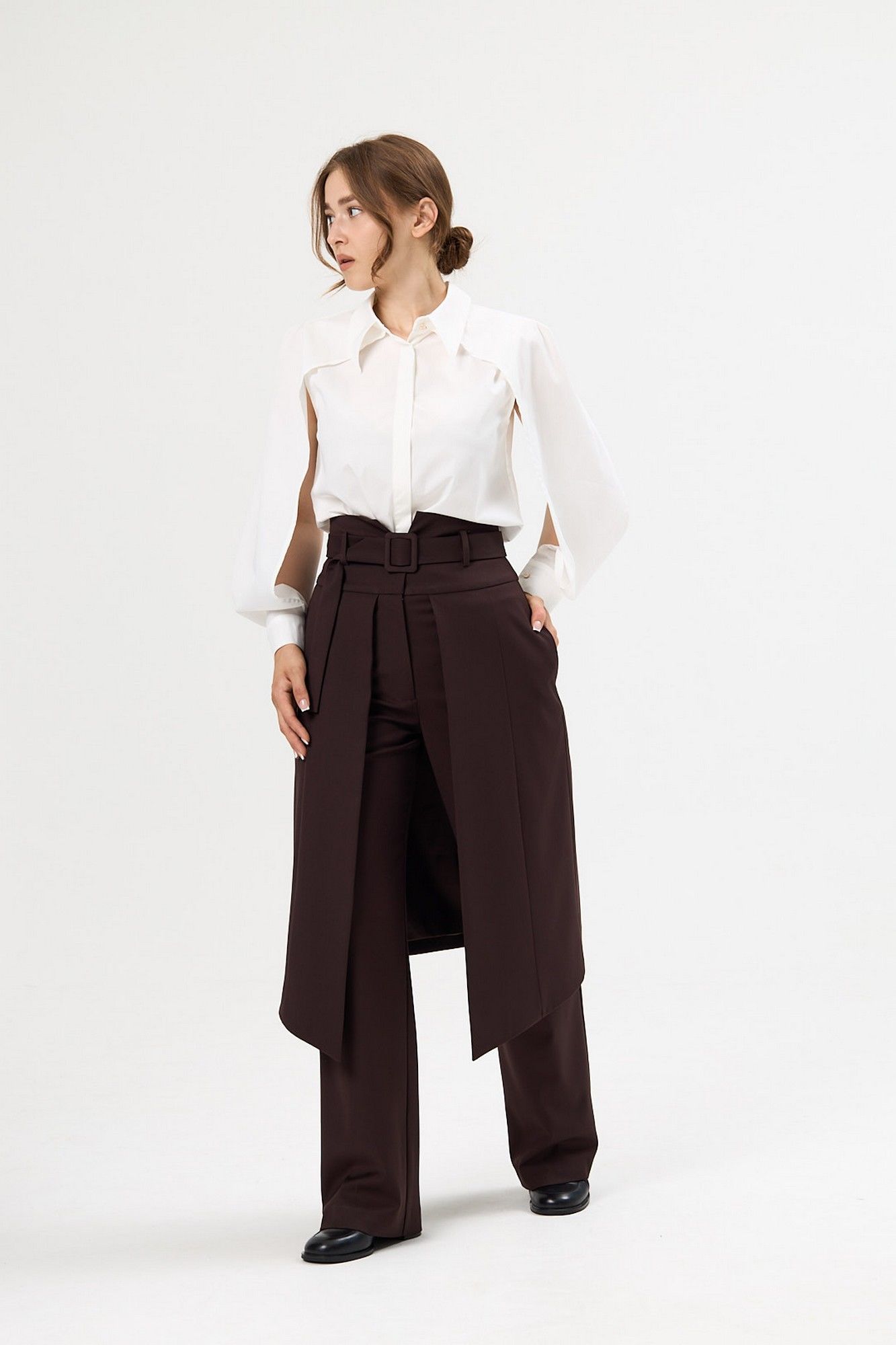 Блузы ALIN 2002 молочный