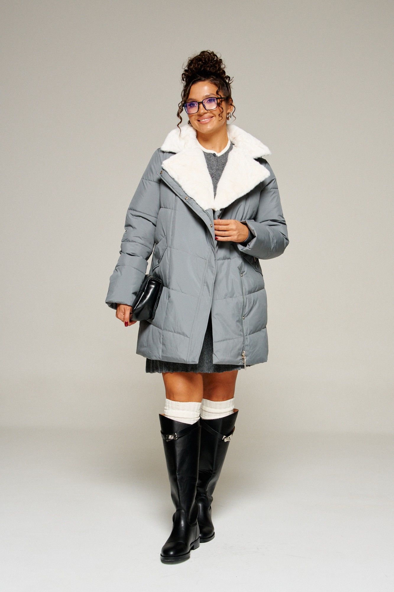 
Beautiful&Free 8020 графит, Пальто