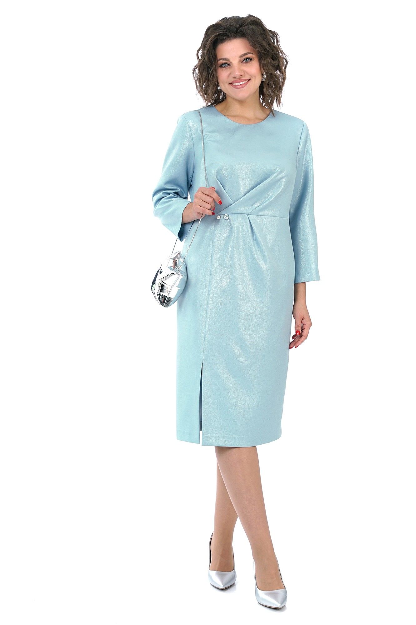 Платья Alani Collection 2455 голубой