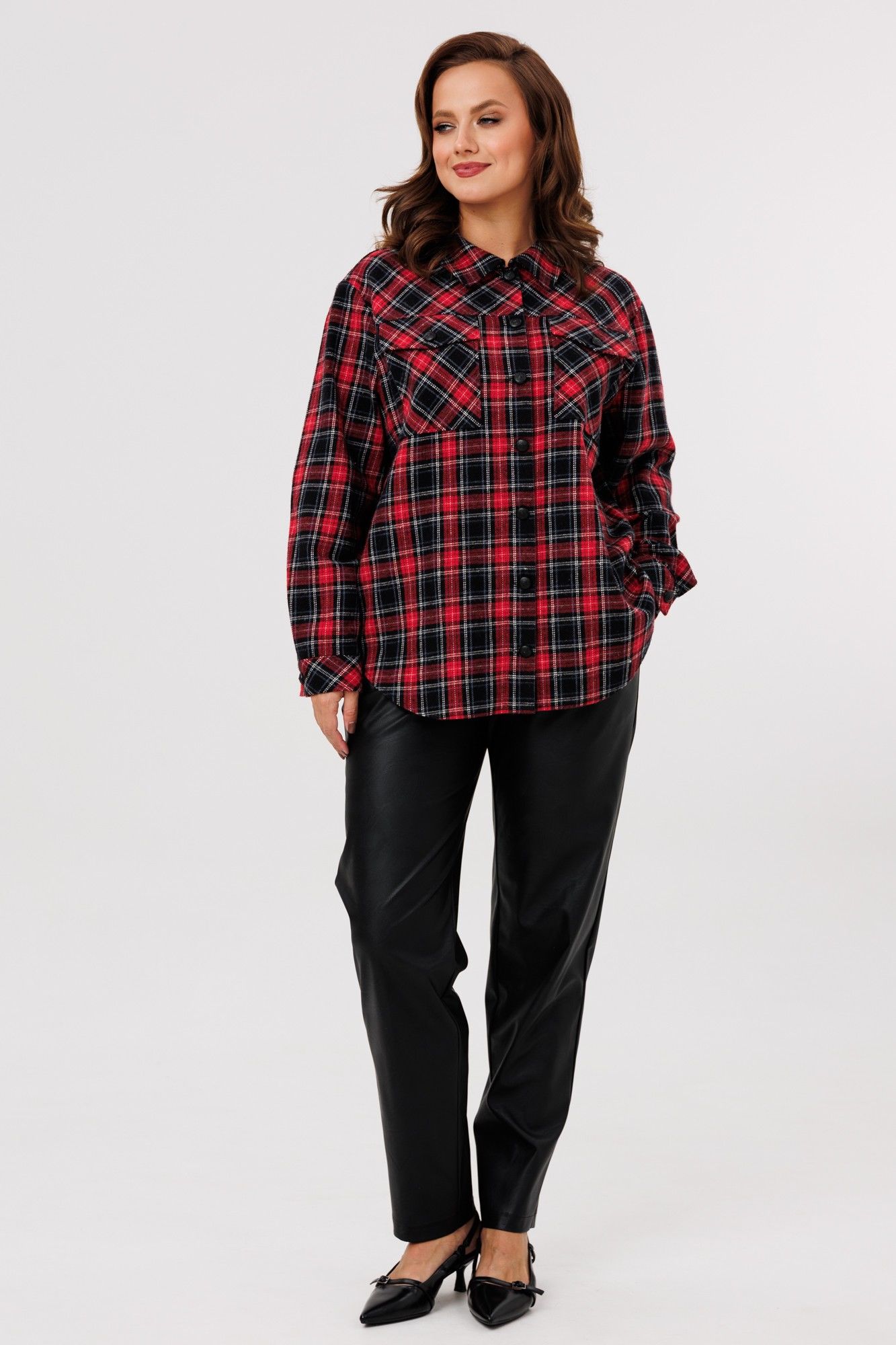 Комплекты брючные Mubliz 282 красный-черный