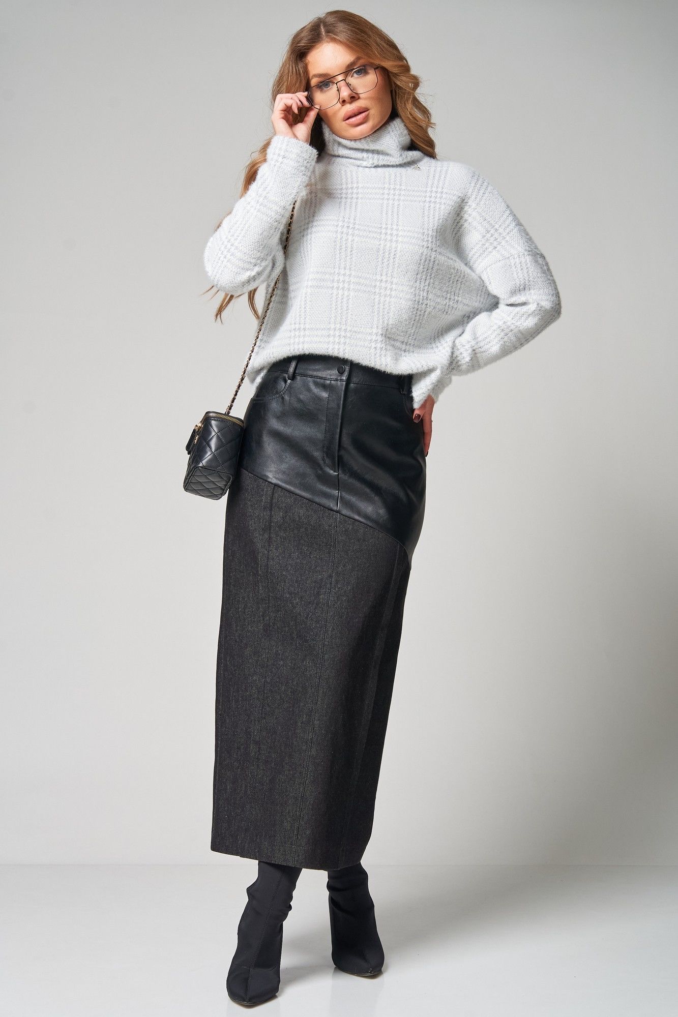 Юбки Laikony L-273-2 черный