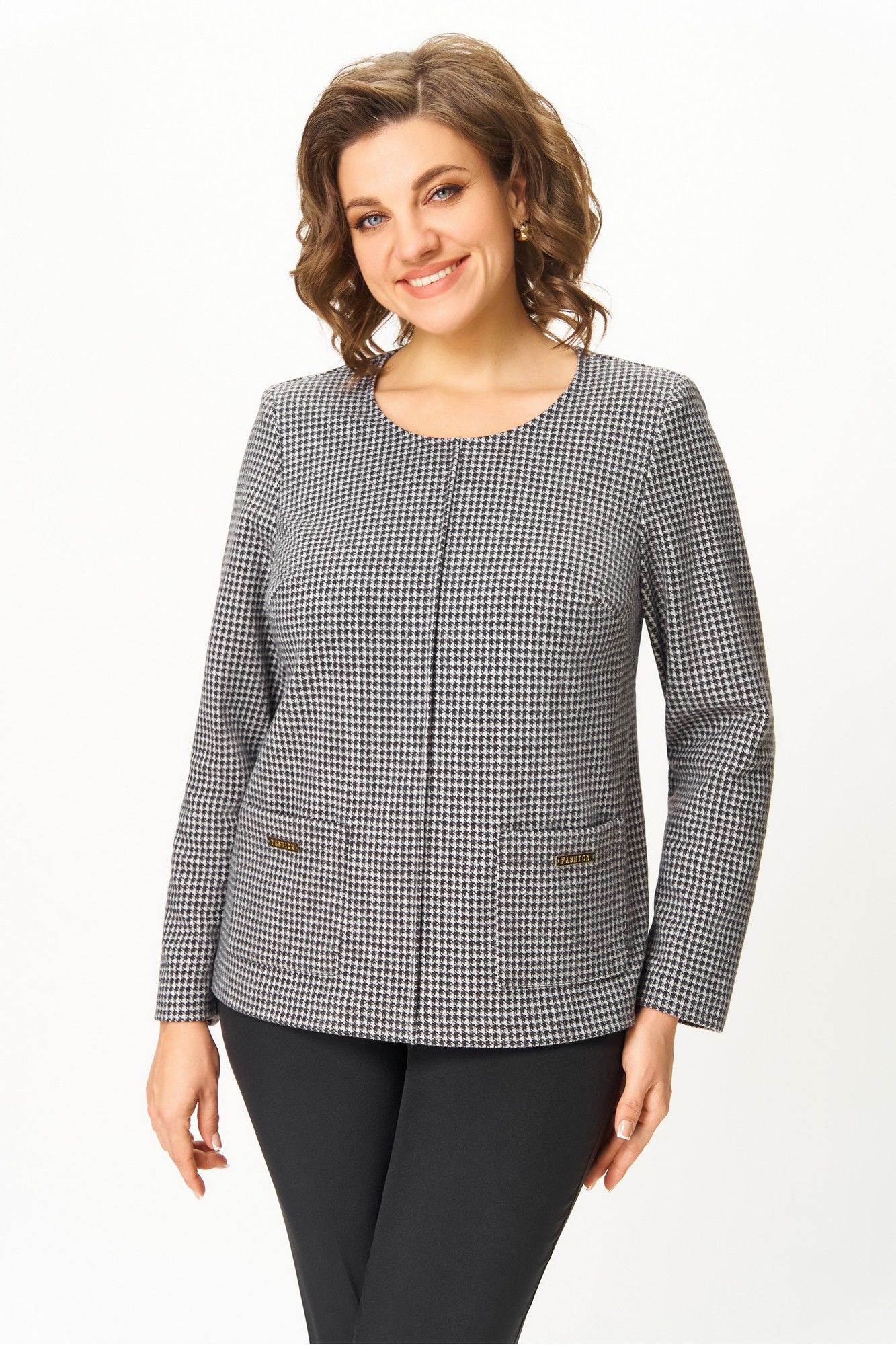 Блузы DaLi 4440 серая