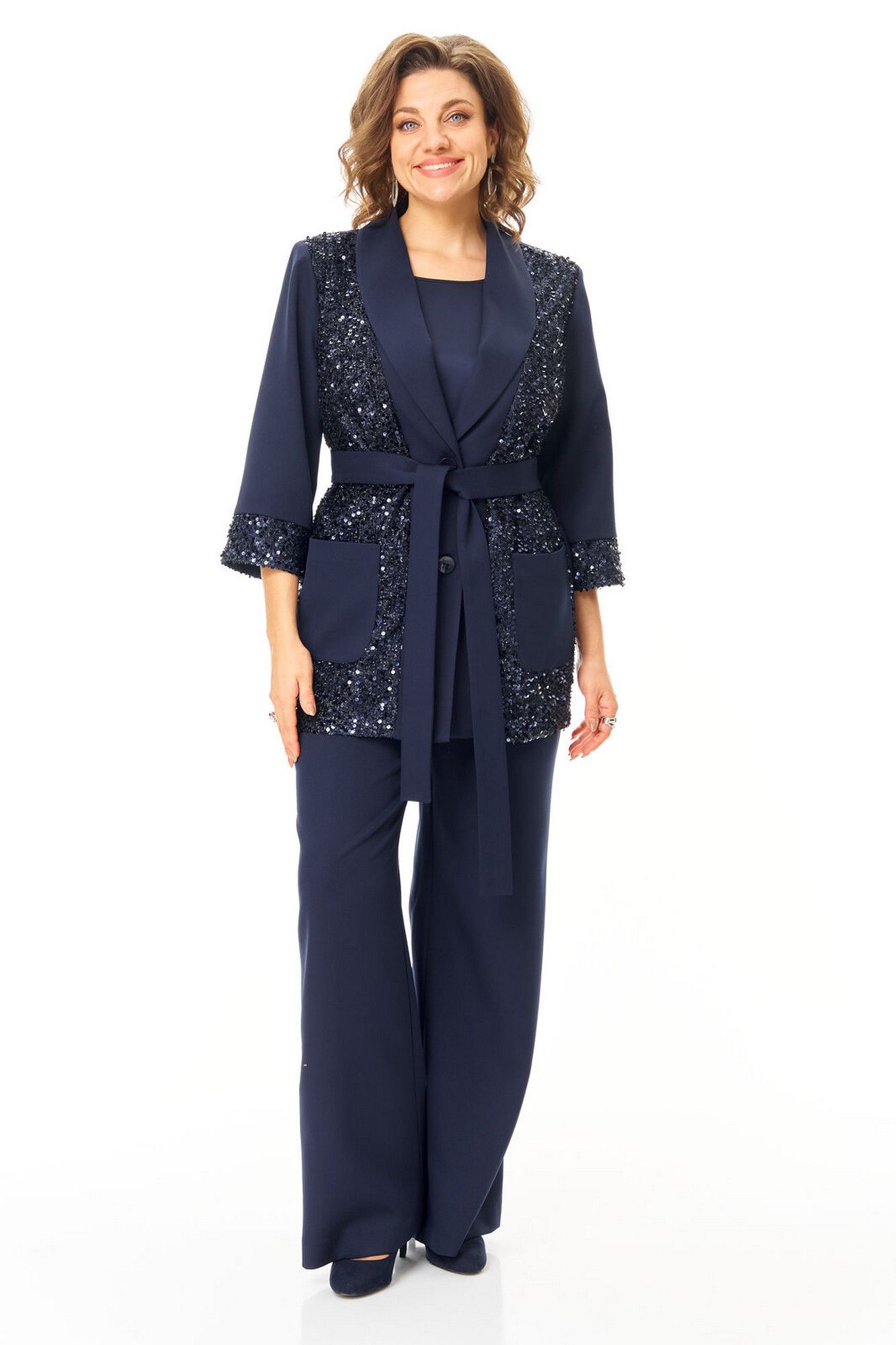 Брючные костюмы VI ORO VR-1238 синий