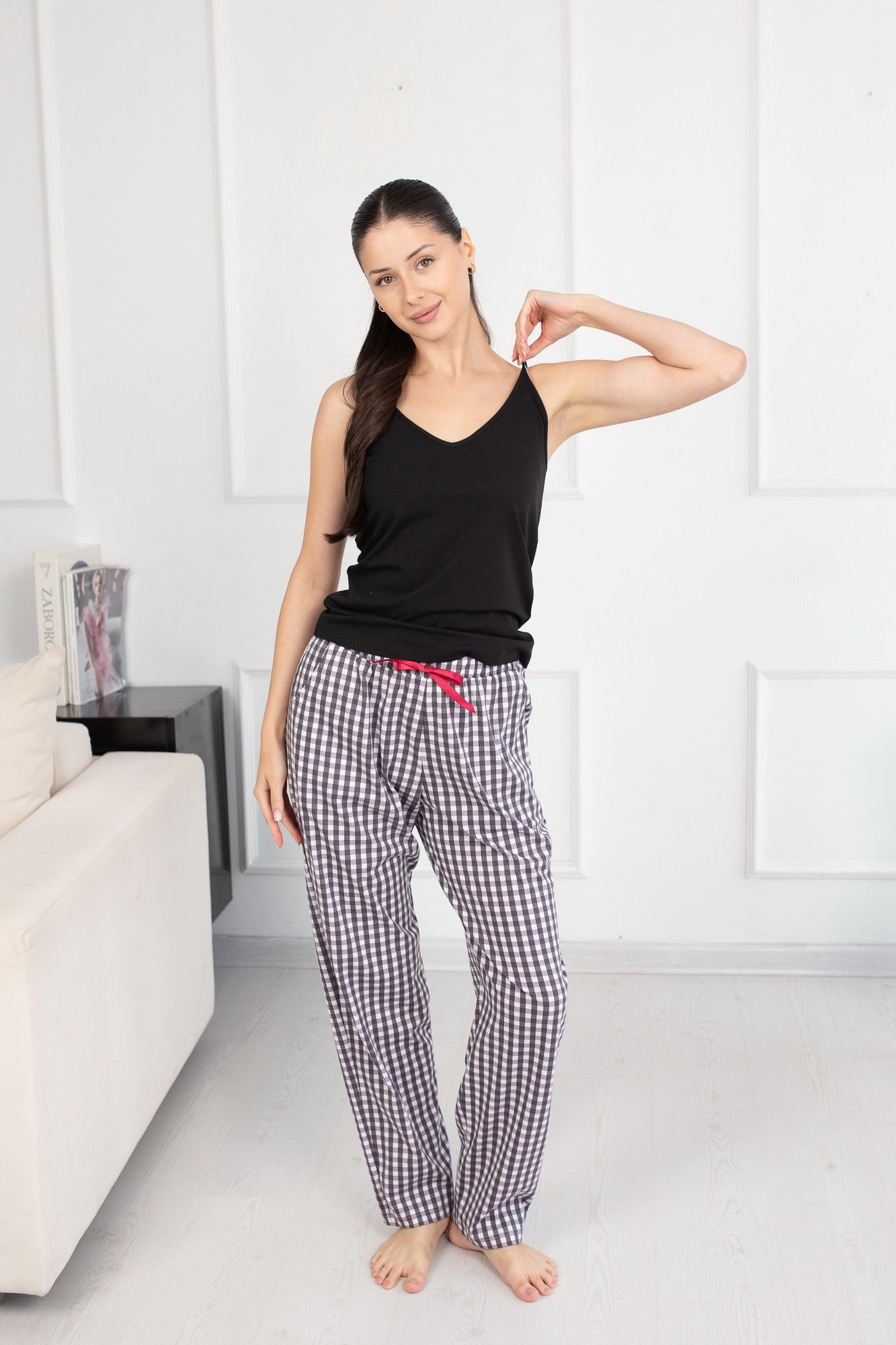 Брюки и шорты Купалинка 629615.158-164 клетка